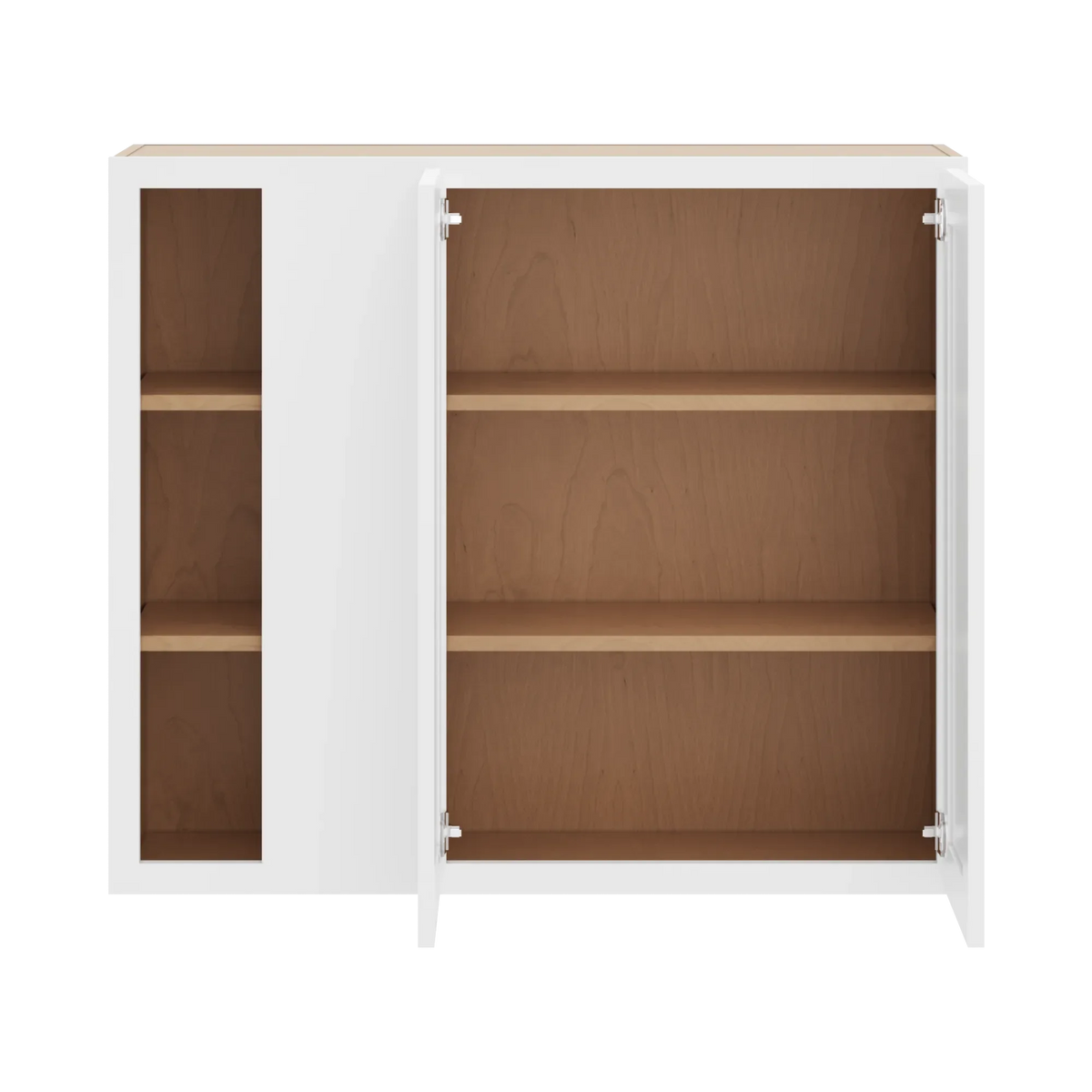 cnc luxor white 42 to 45 w x 36 h blind wall cabinet