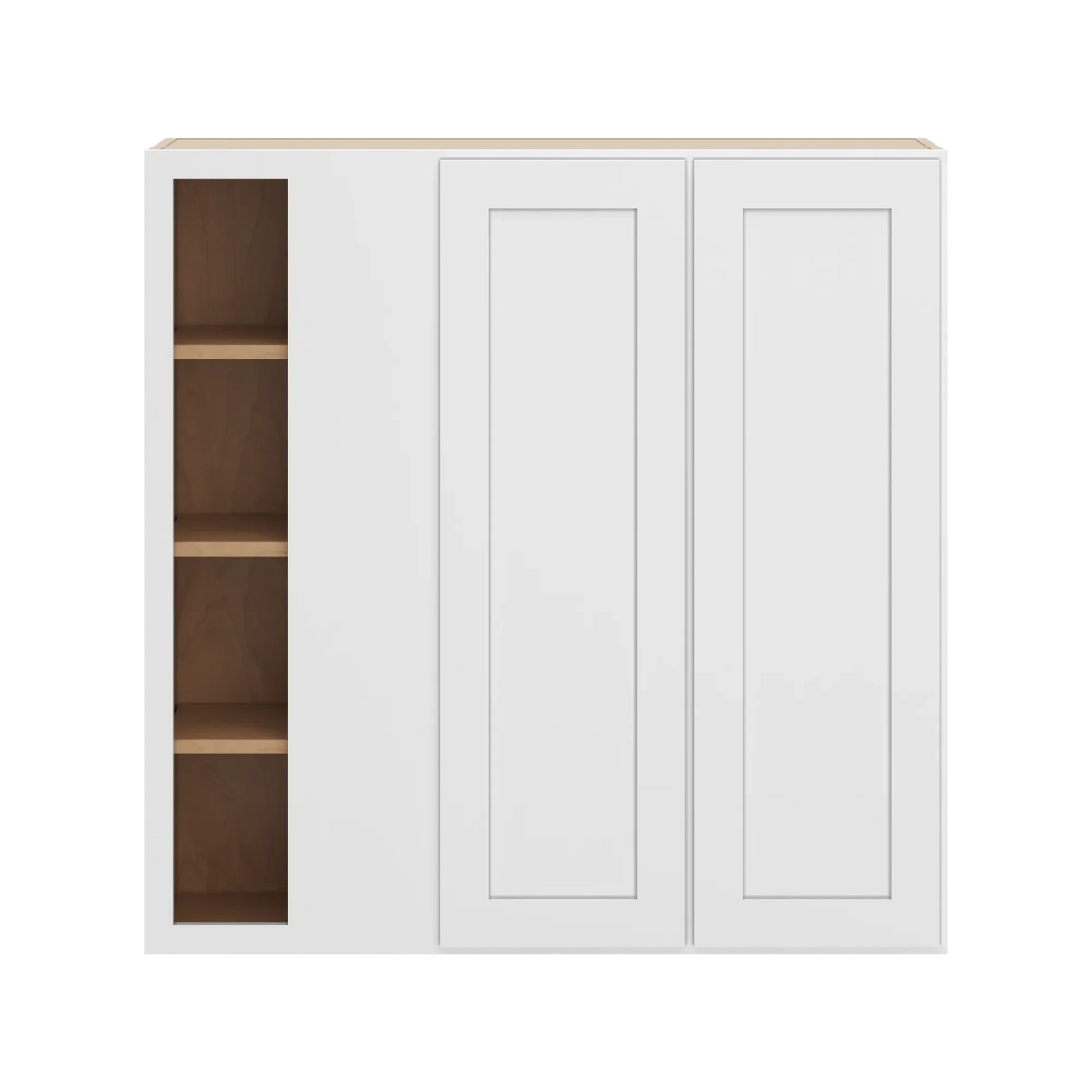 cnc luxor white 42 to 45 w x 42 h blind wall cabinet