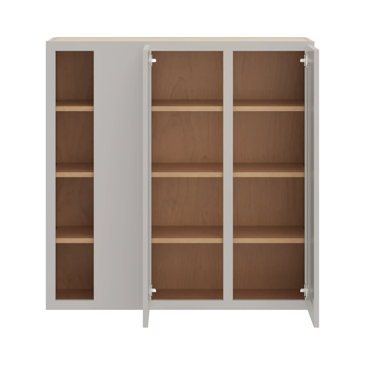 cnc luxor 5 piece misty grey 42 to 45 w x 42 h blind wall cabinet