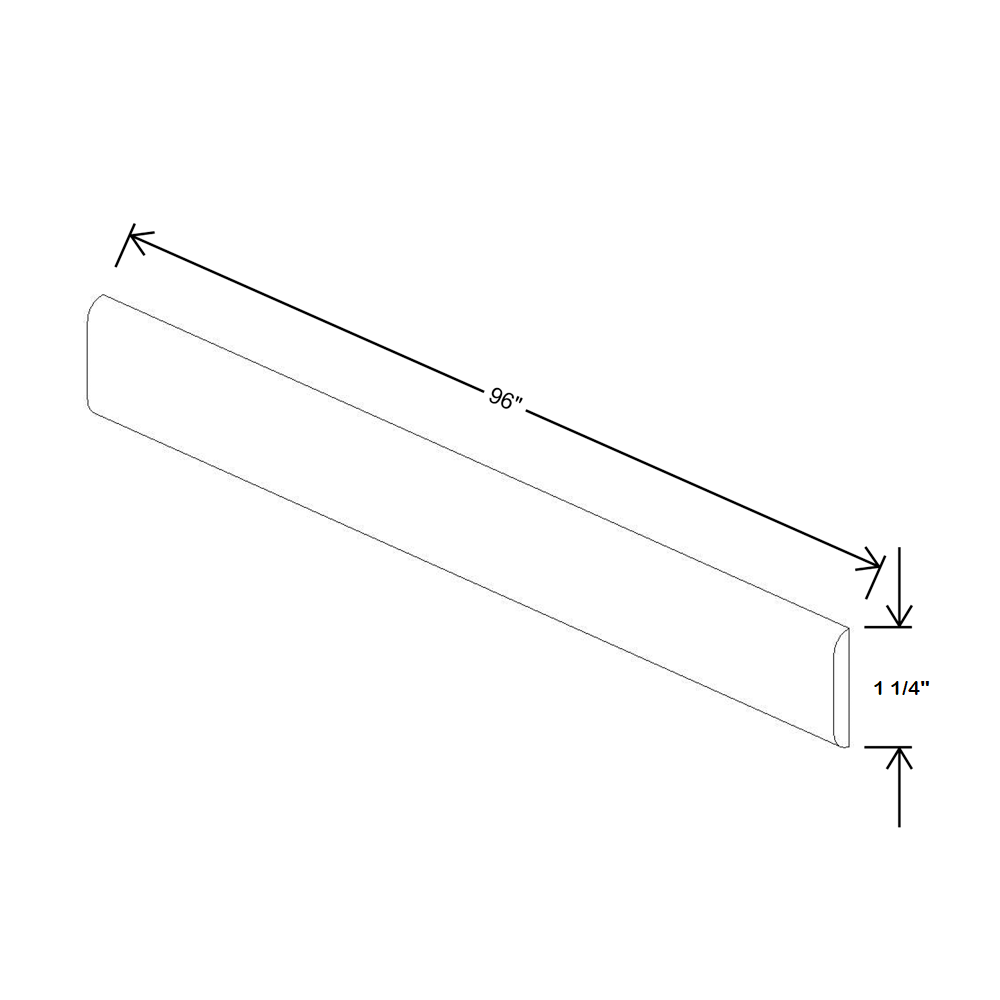 Fabuwood Allure Galaxy Indigo 96"W X 1 1/4"D Batten Molding {N/A w/Value line}