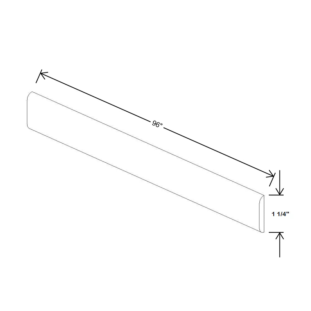Fabuwood Allure Fusion Timber 96" W X 1 1/4" H X 1/4" D Batten Molding