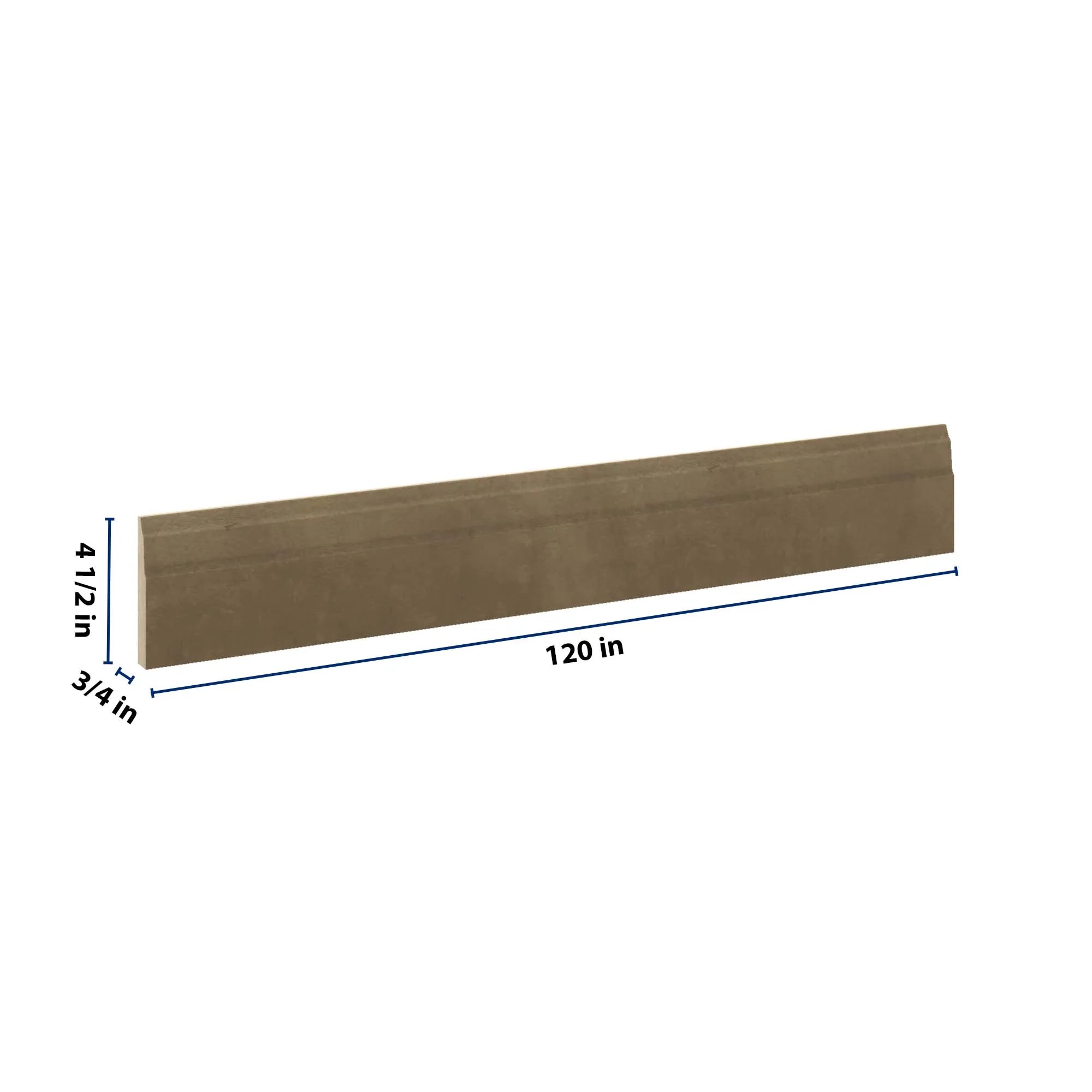 J&K Hazel H8 96" W Base Molding
