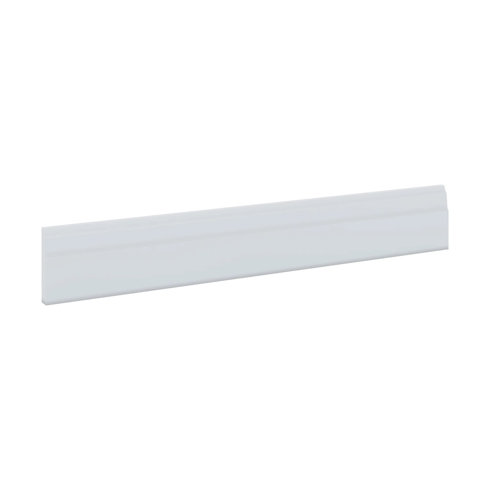 J&K White Shaker S8 96" W Base Molding