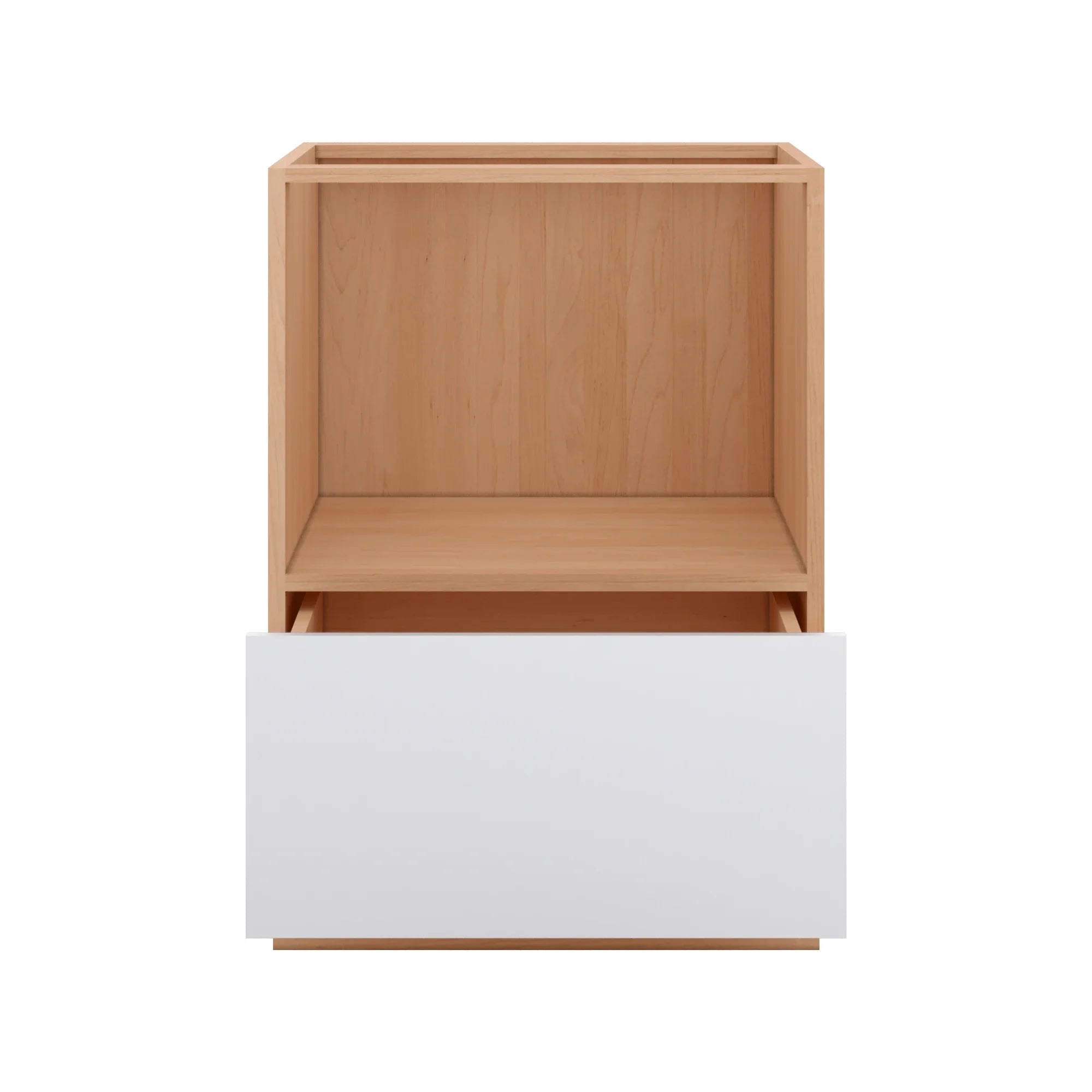 Modernform Cabinet Matte White 24" W X 34 1/2" H X 24" D Base Microwave Cabinet