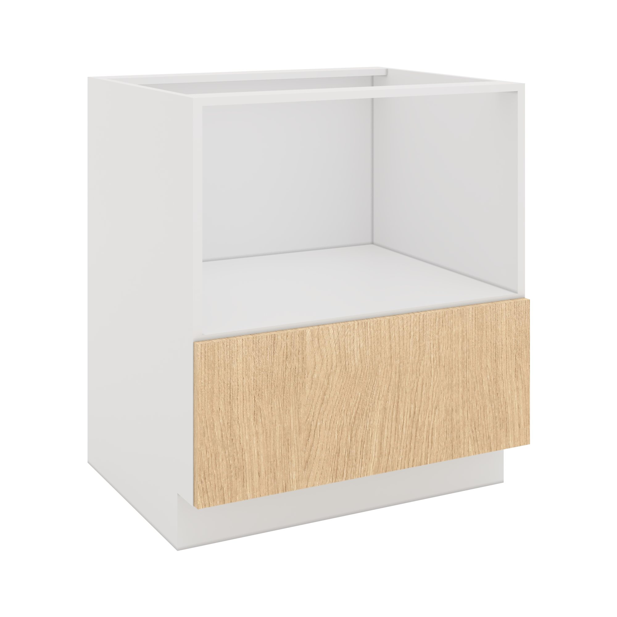 Modernform Cabinet Natural Oak 30" W X 34 1/2" H X 24" D Base Microwave Cabinet