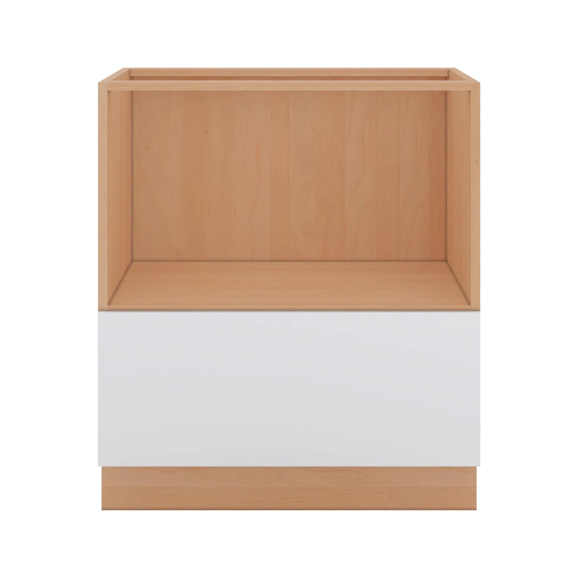 Modernform Cabinet Matte White 30" W X 34 1/2" H X 24" D Base Microwave Cabinet