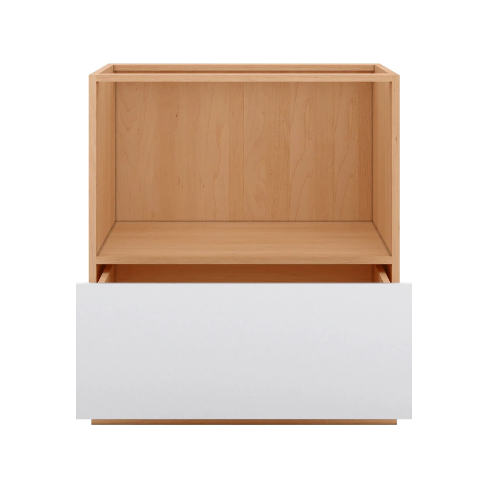 Modernform Cabinet Matte White 30" W X 34 1/2" H X 24" D Base Microwave Cabinet