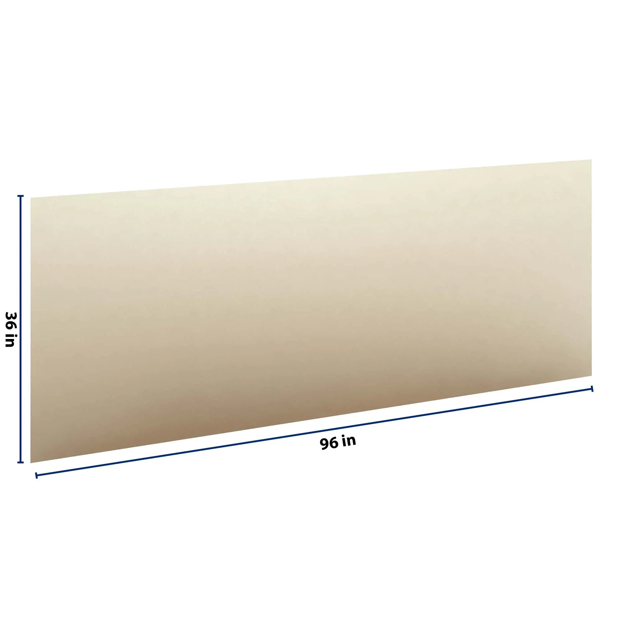 J&K Creme Glazed A7 BP9636 - Finished Skin Panel (Short Grain) 96" W x 36" H