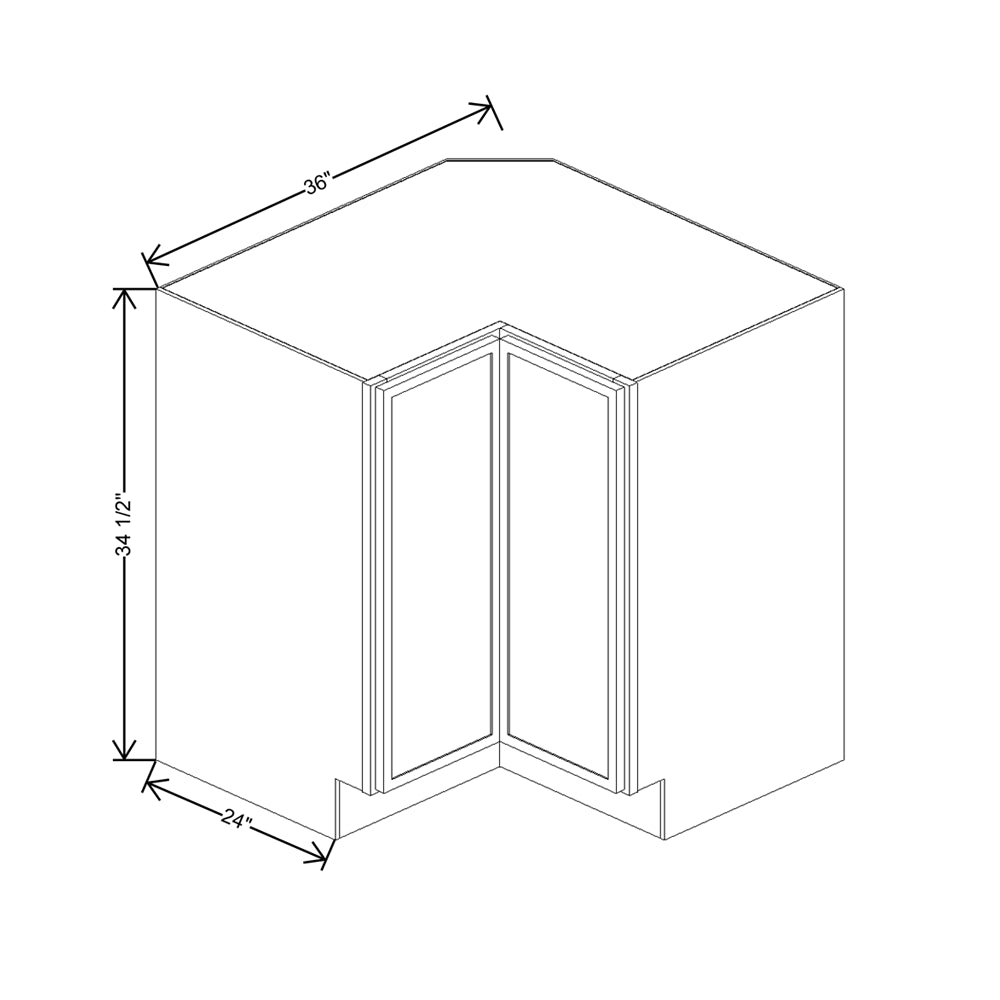 Cubitac Imperial Montclair Cashmere 36"W Square Corner Base