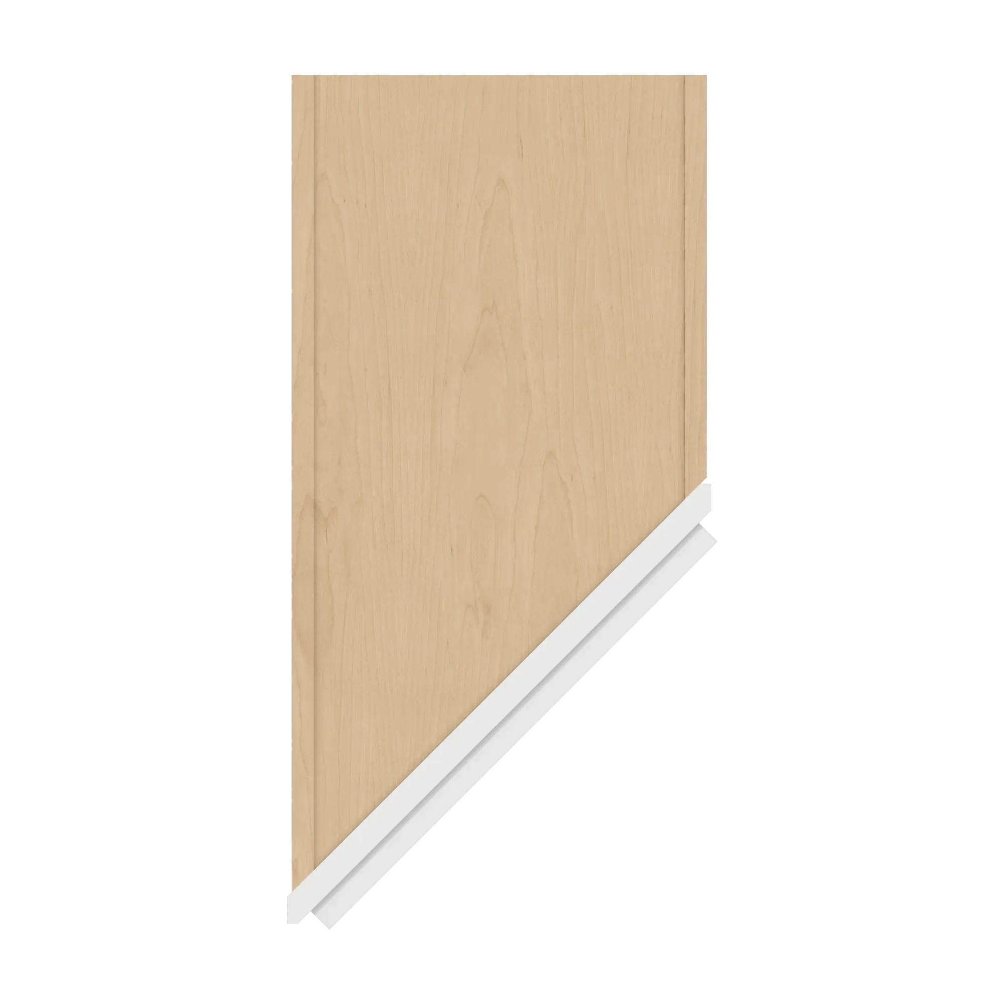 cnc luxor 5 piece white 24 w x 34 1 2 h angle base end cabinet
