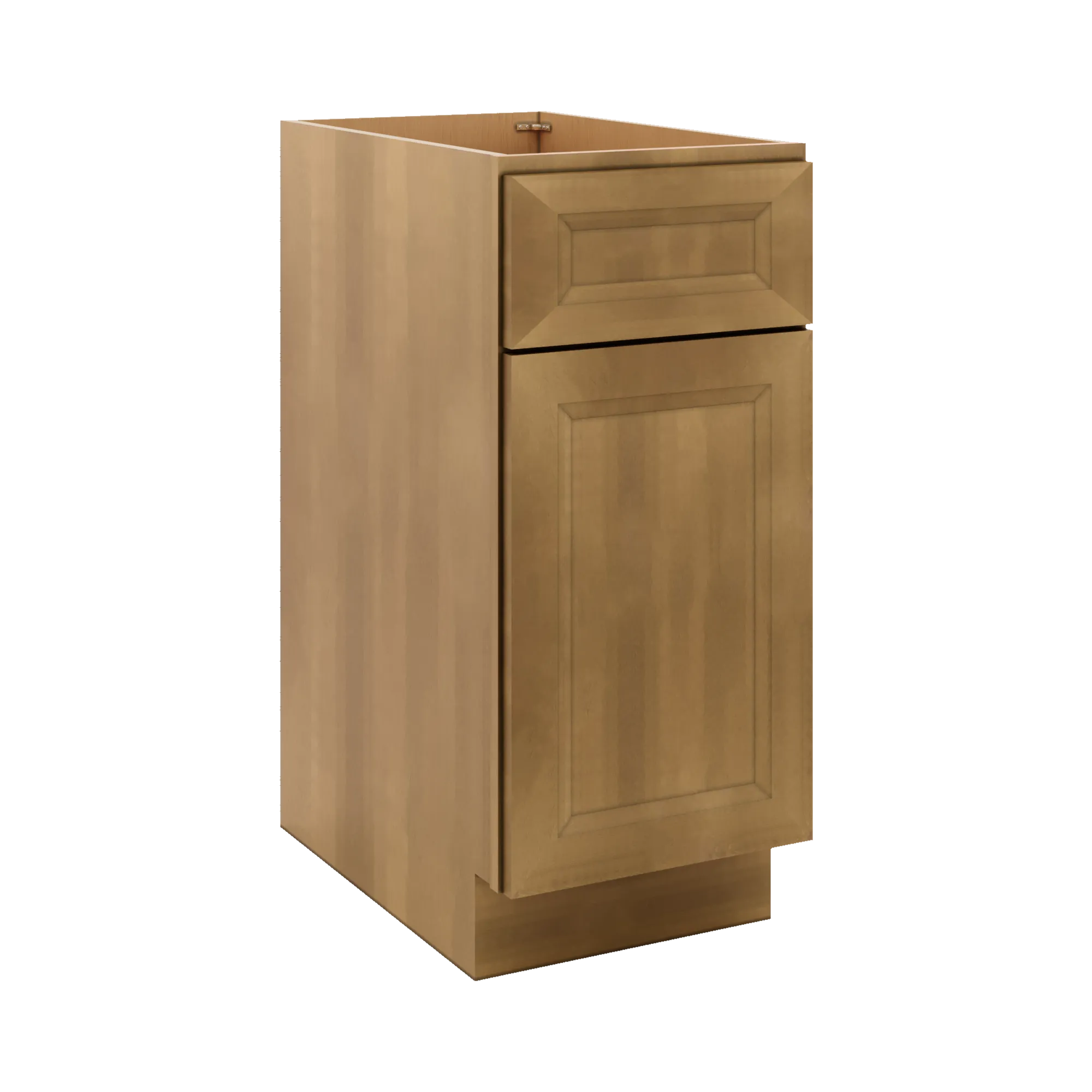 J&K Butterscotch B8 Base Waste Bin Pull-Out w/One (1) Bin Cut-out - 15" W