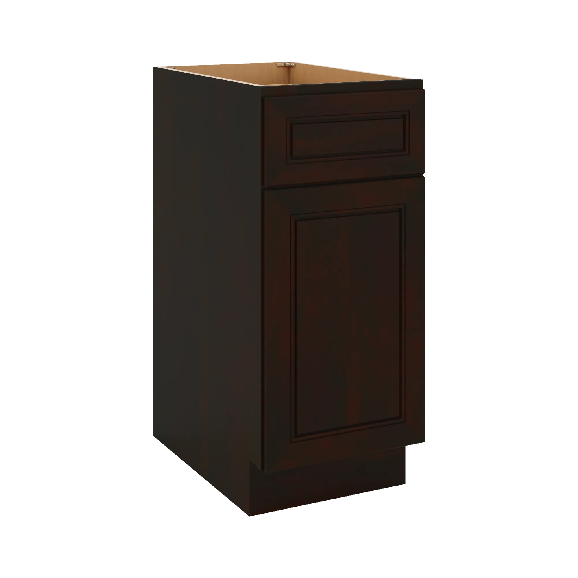 J&K Espresso K8 Base Waste Bin Pull-Out w/One (1) Bin Cut-out - 15" W