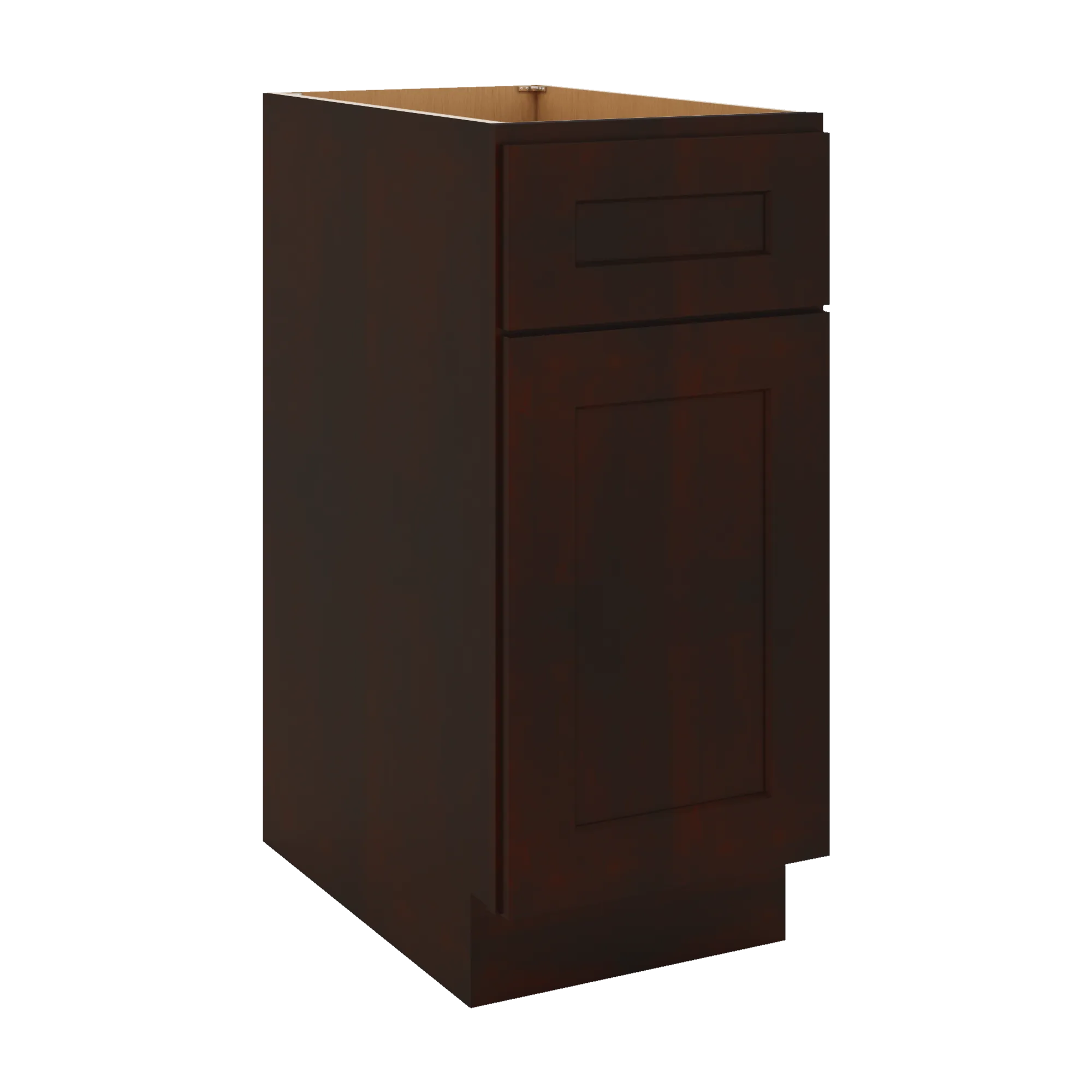 J&K Java Coffee S1 Base Waste Bin Pull-Out w/One (1) Bin Cut-out - 15" W