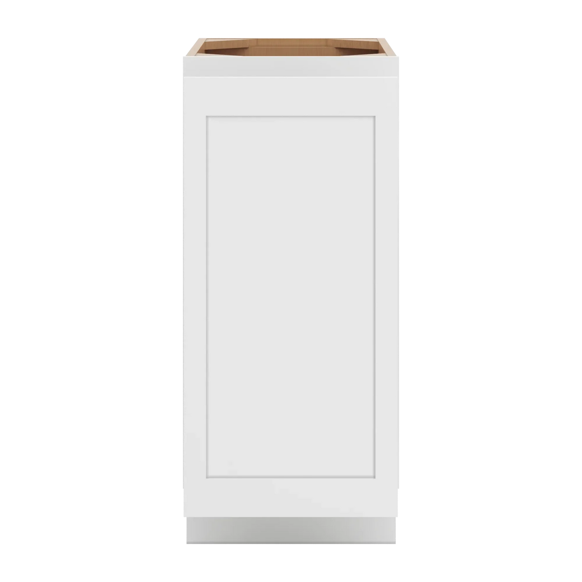 cnc luxor white 15 w full height waste basket cabinet