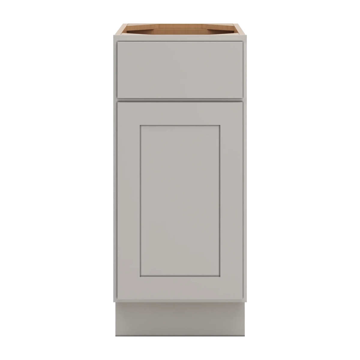 cnc luxor misty grey 15 w waste basket cabinet