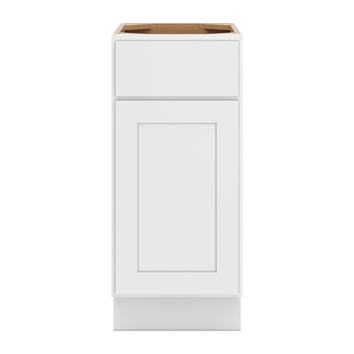 cnc luxor white 15 w waste basket cabinet