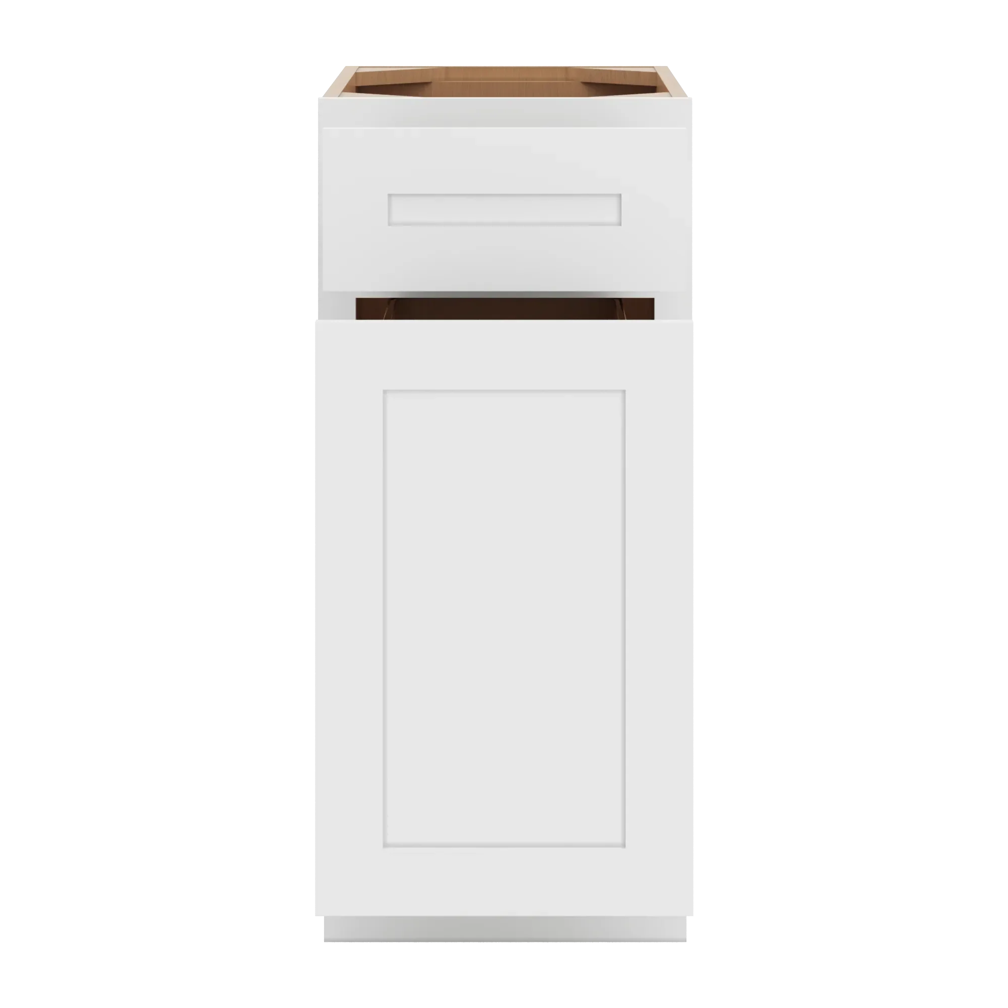 cnc luxor 5 piece white 15 w waste basket cabinet