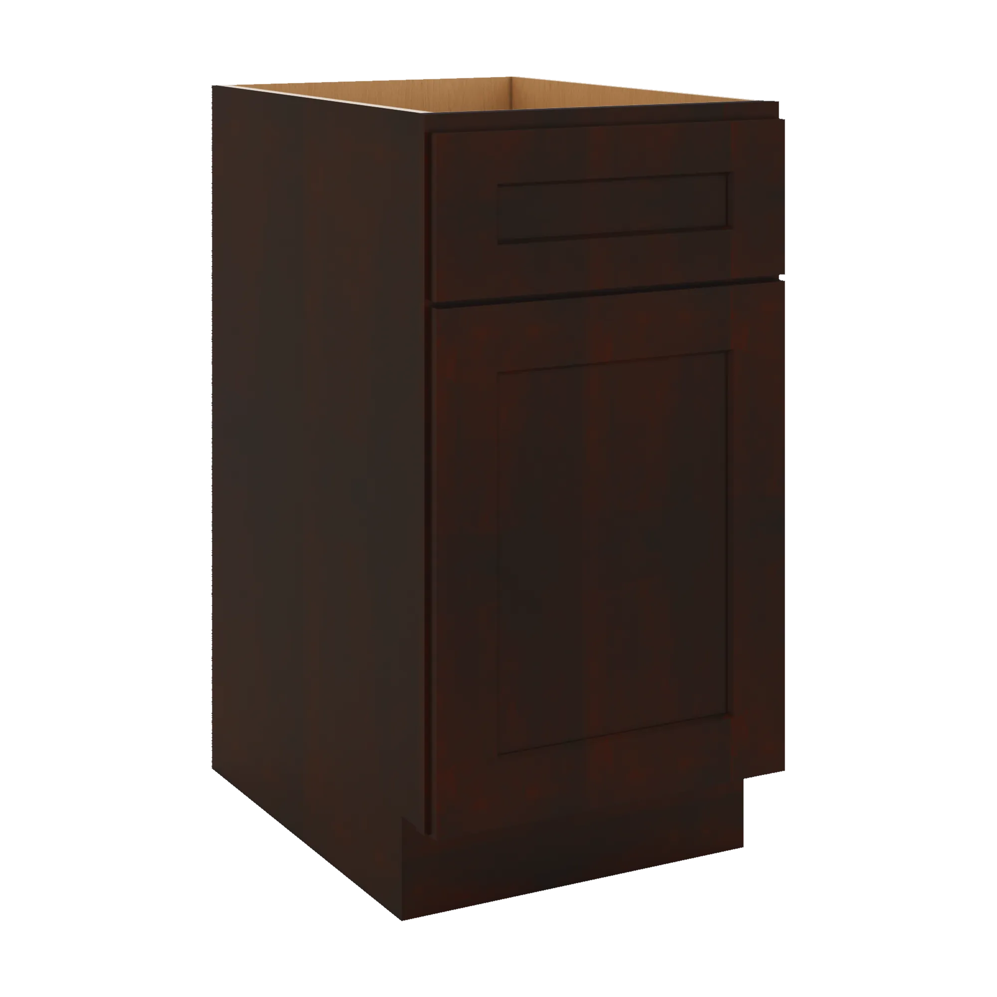 J&K Java Coffee S1 Base Waste Bin Pull-Out w/Two (2) Bin Cut-outs - 18" W