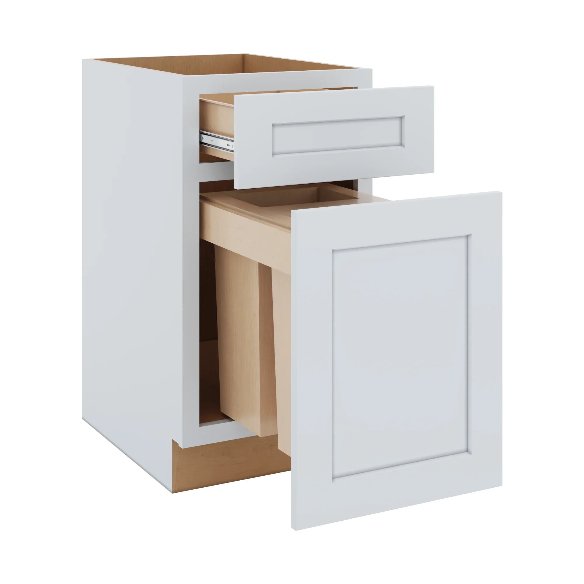 Two (2) Bin Cut outs   18" W