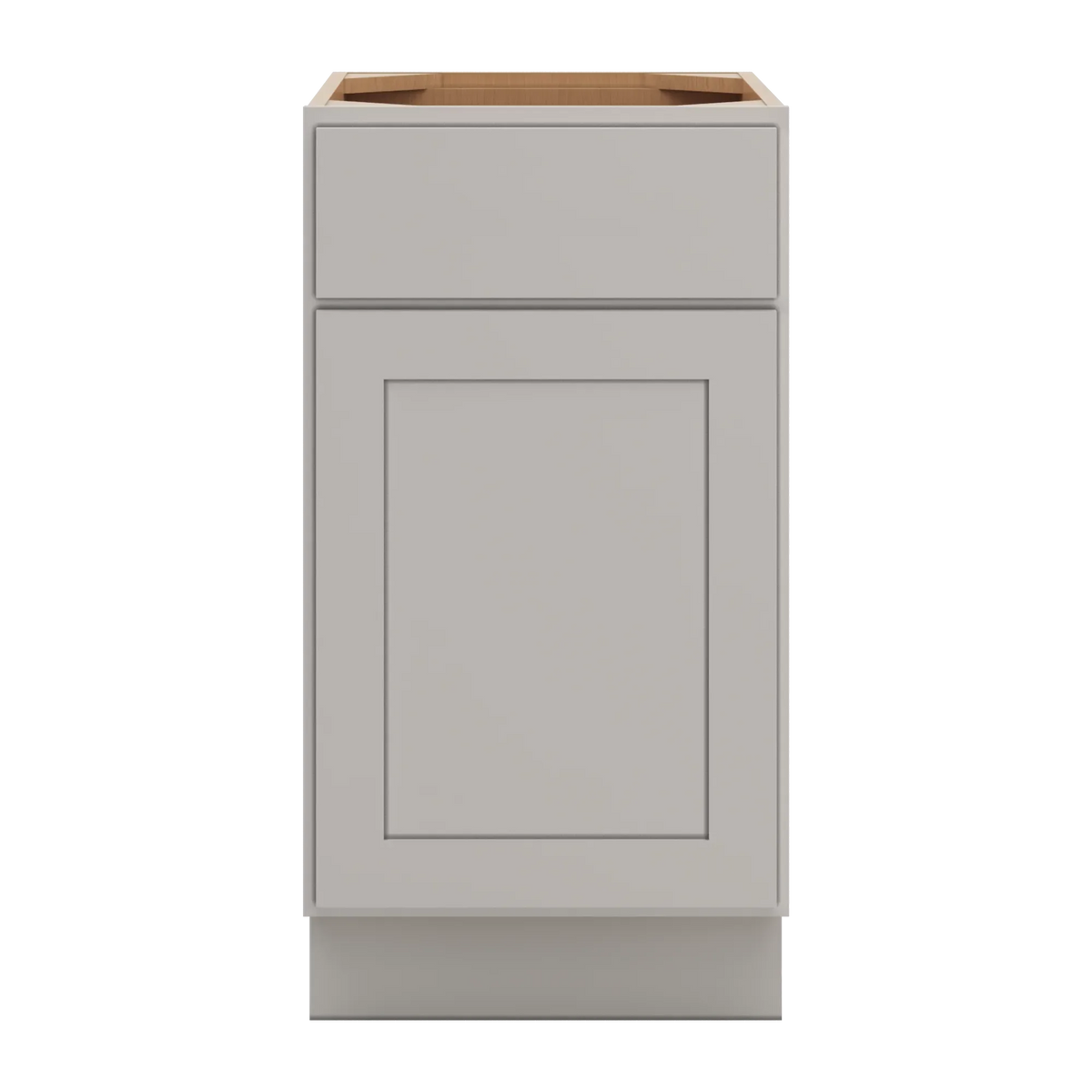 cnc luxor misty grey 18 w waste basket cabinet