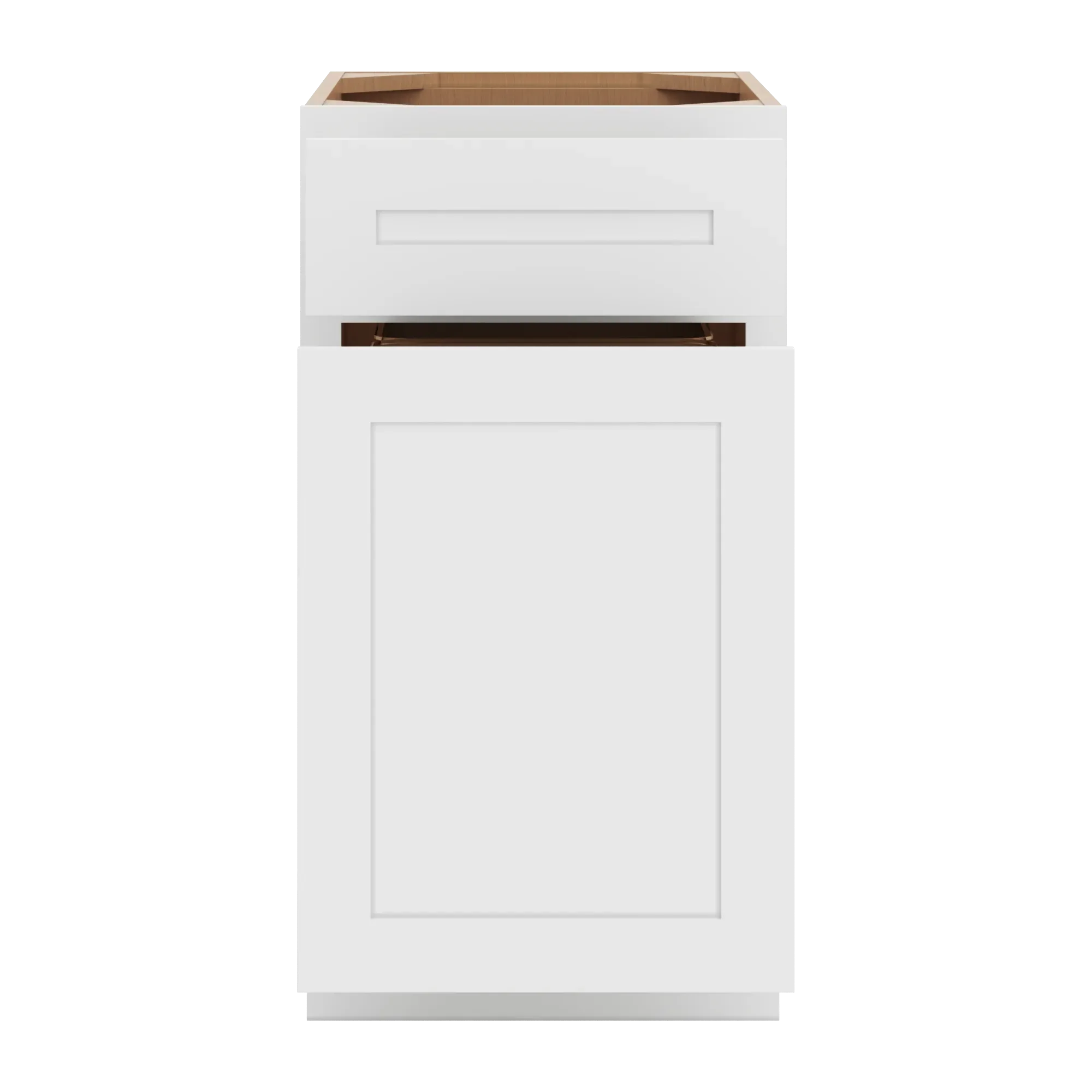 cnc luxor 5 piece white 18 w waste basket cabinet