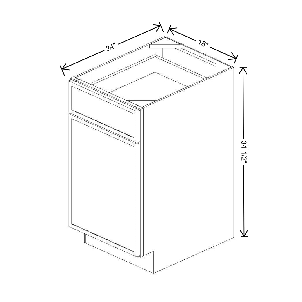 Cubitac Prestige Dover Latte 18" W Undermount Waste Basket