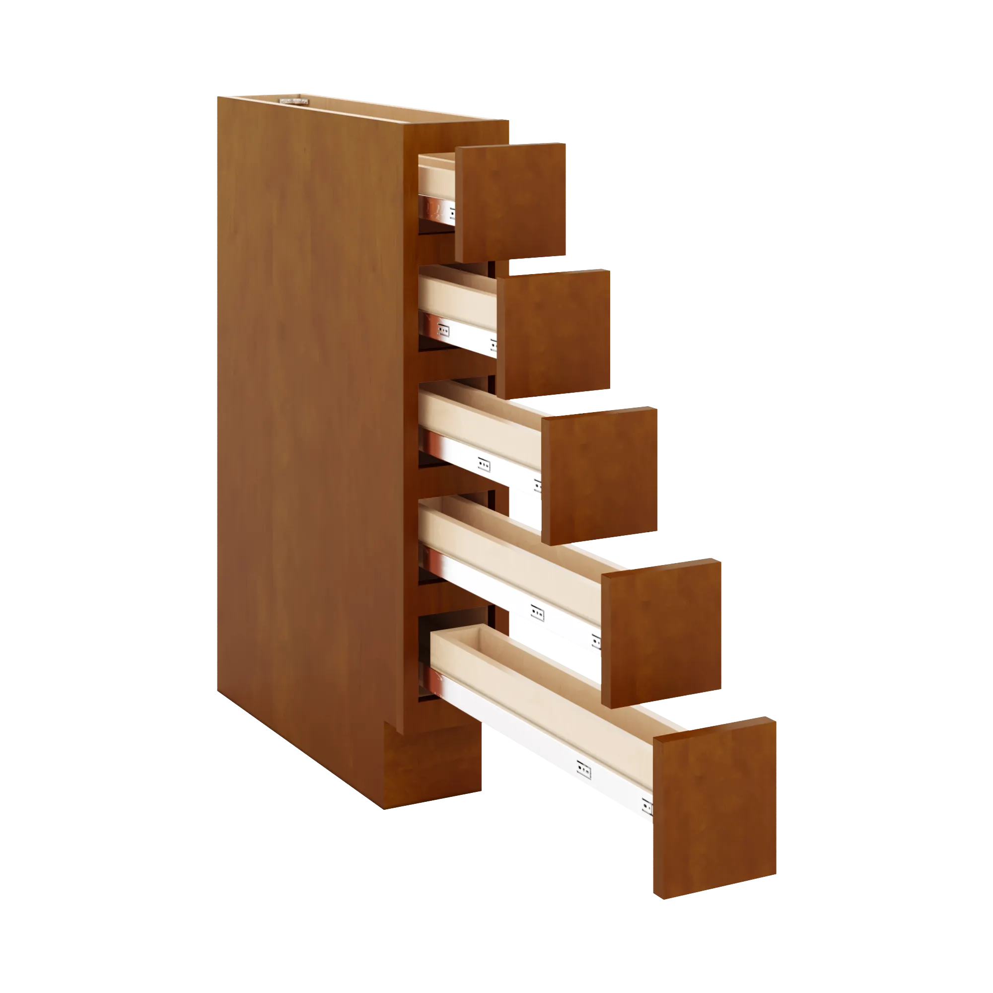 j k mocha glazed k10 spice drawer base 6 w