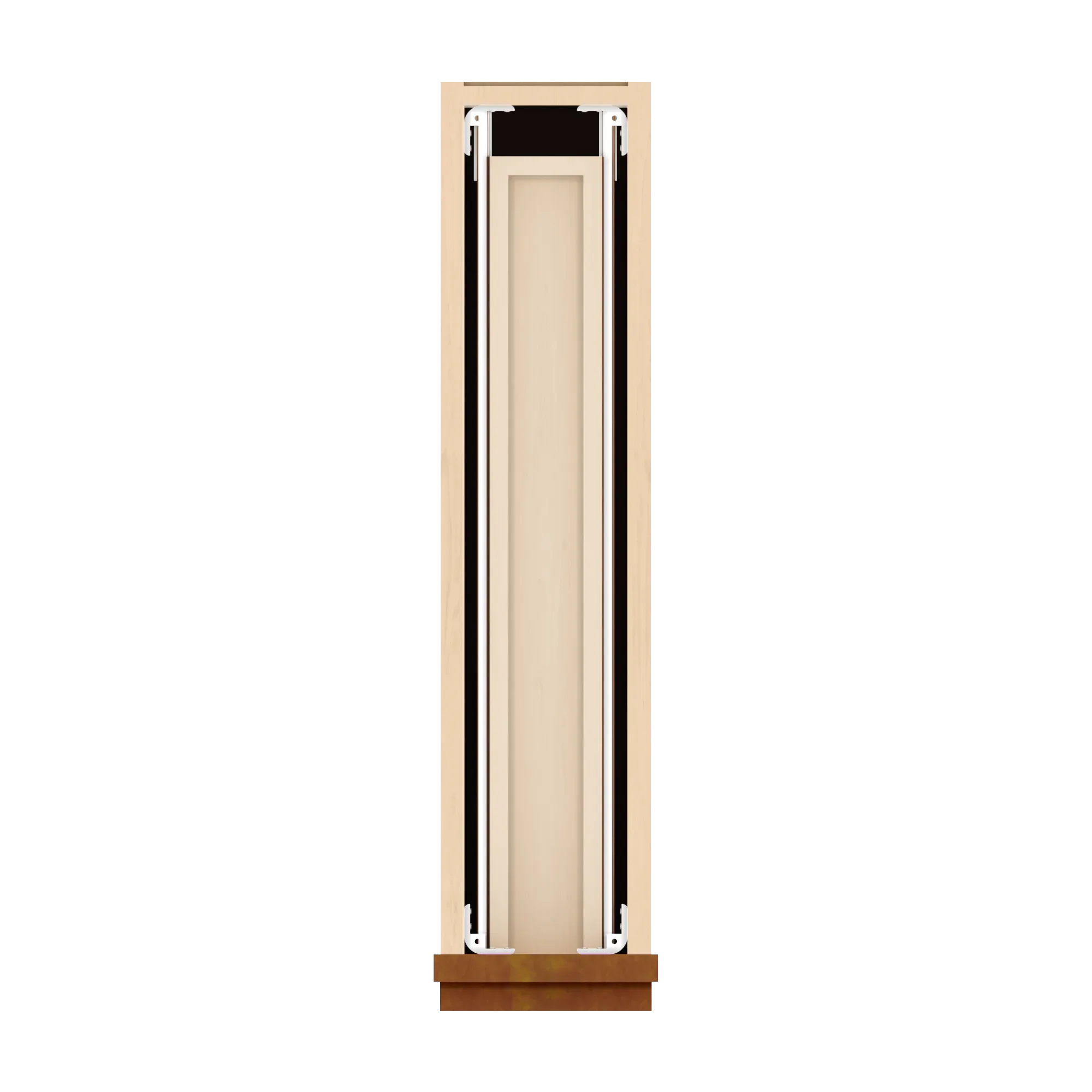 j k mocha glazed k10 spice drawer base 6 w