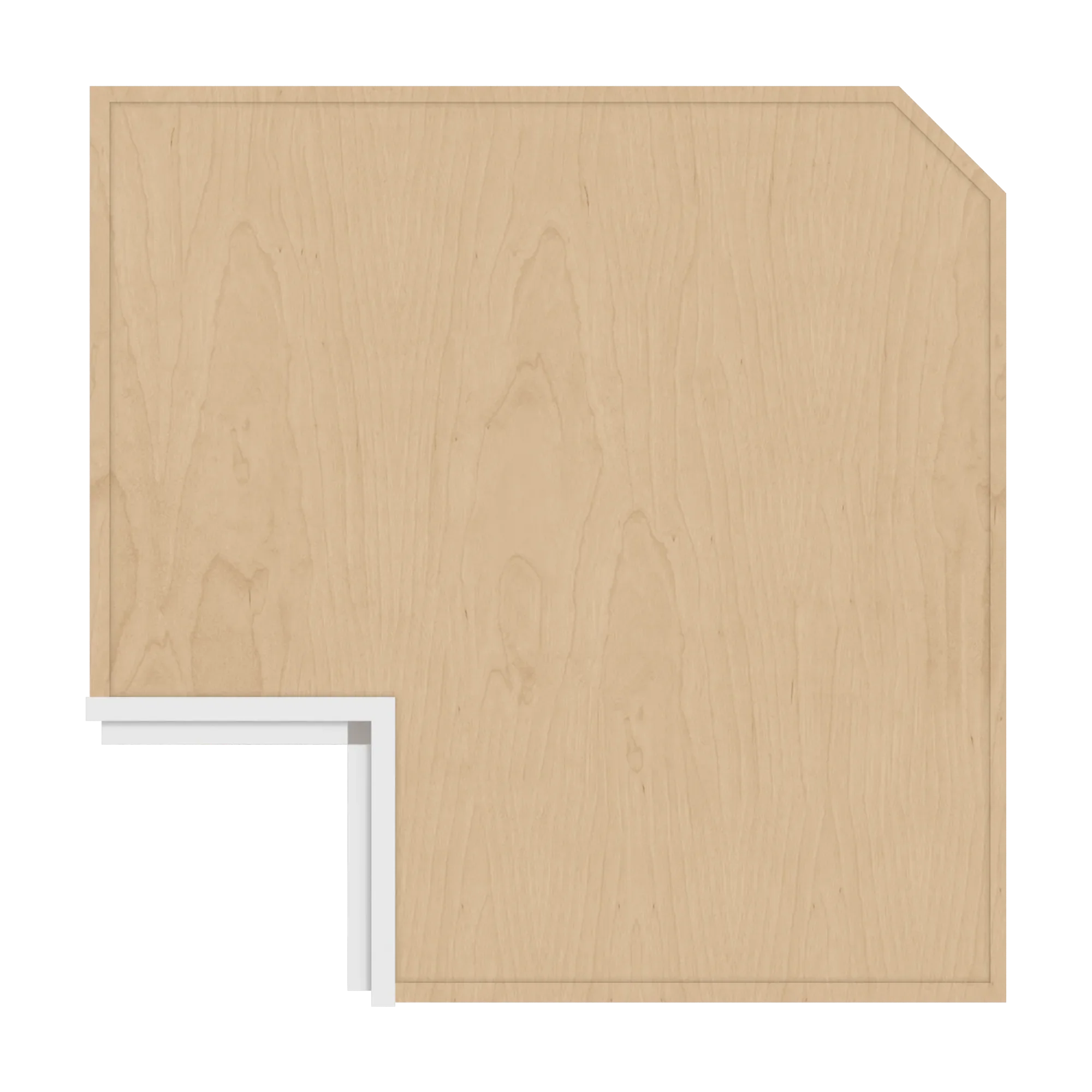 cnc luxor 5 piece white 33 w carousel corner base cabinet