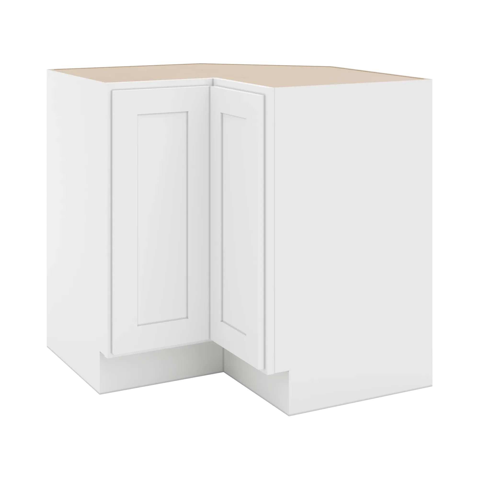 cnc luxor 5 piece white 36 w lazy susan corner base cabinet
