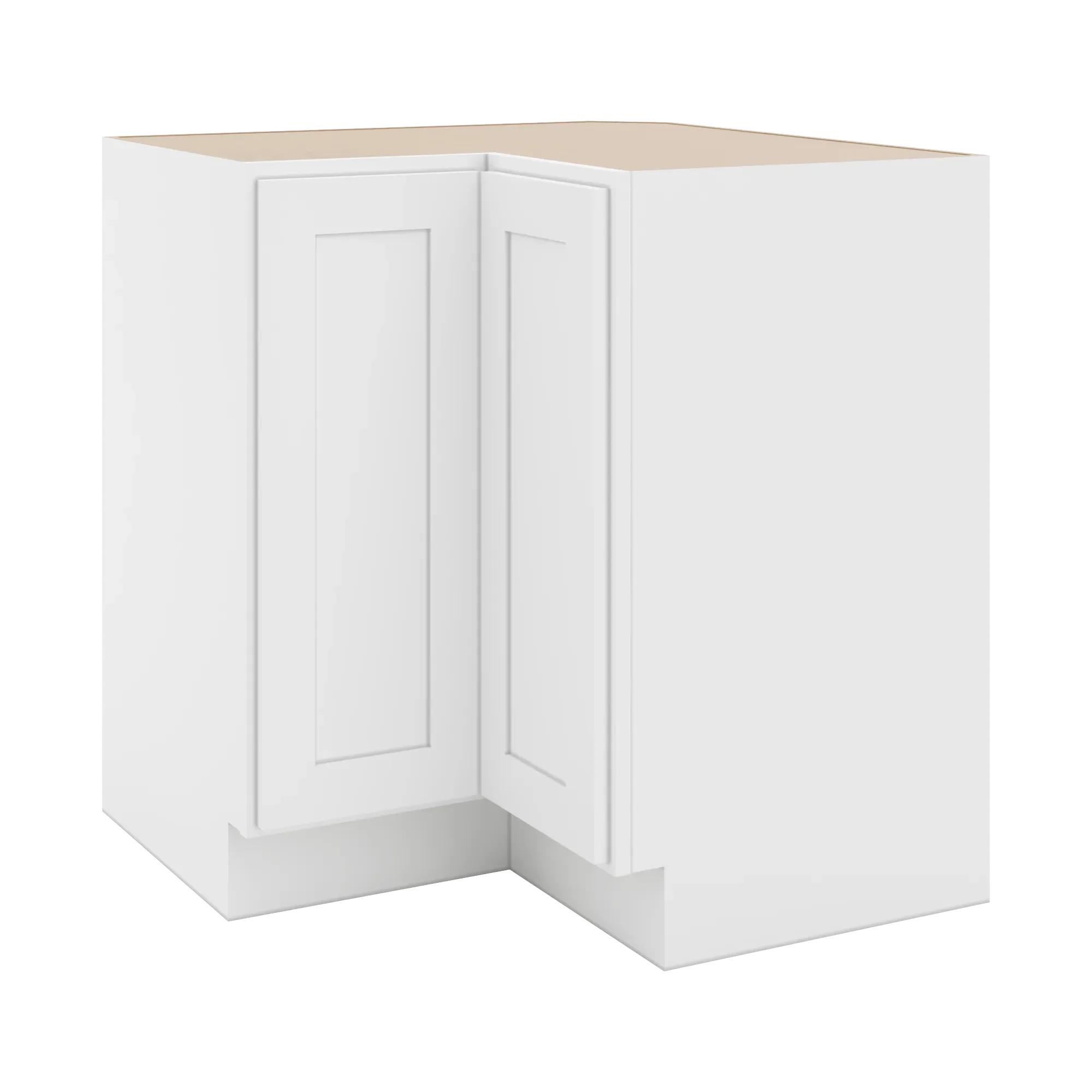 cnc luxor 5 piece white 36 w carousel corner base cabinet