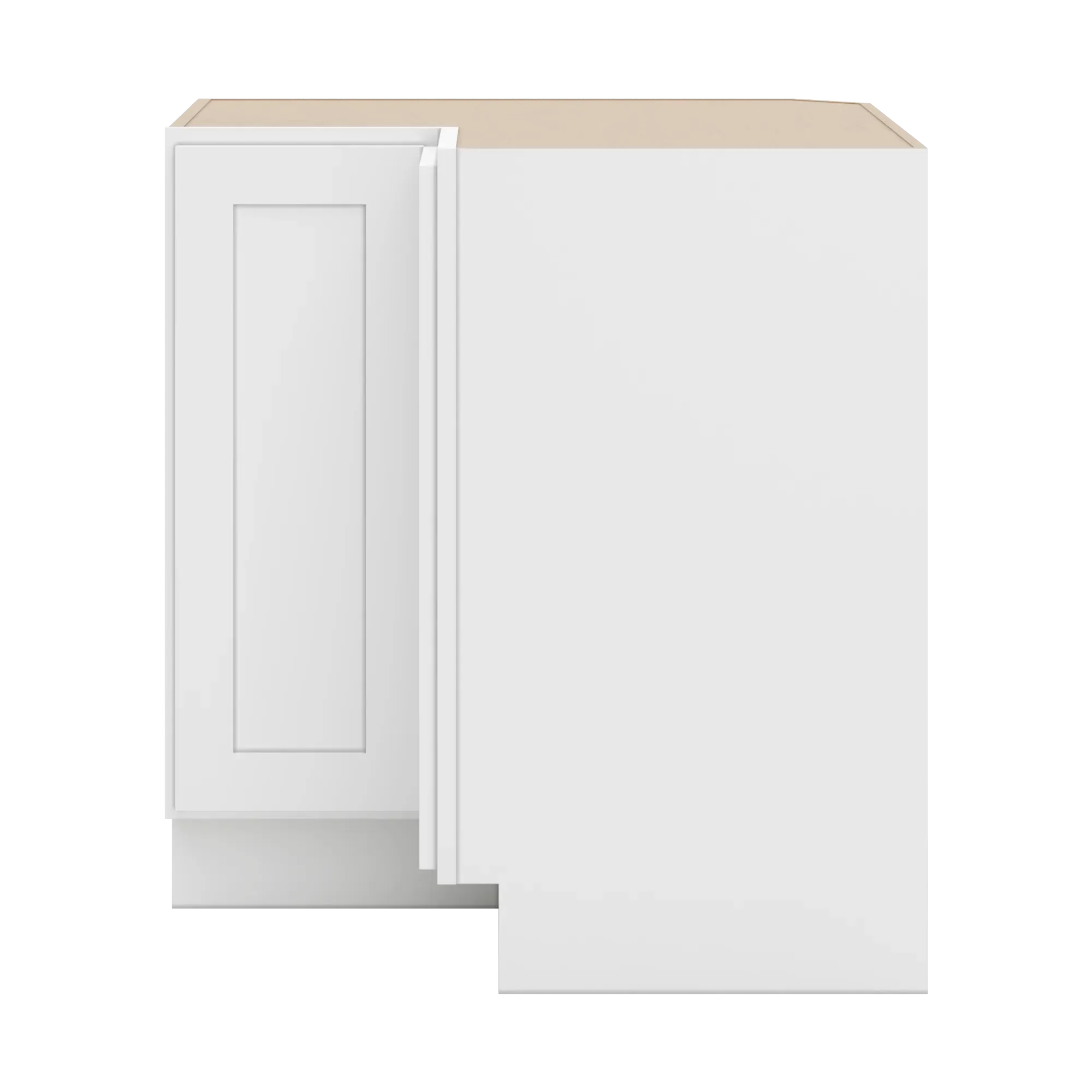 cnc luxor 5 piece white 36 w carousel corner base cabinet