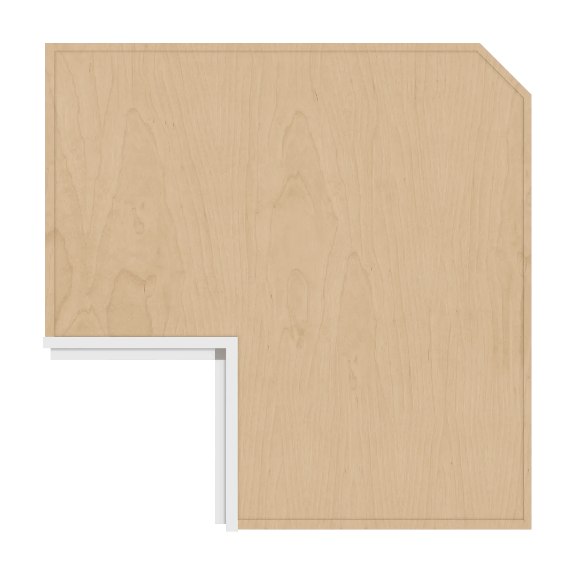 cnc luxor 5 piece white 36 w carousel corner base cabinet