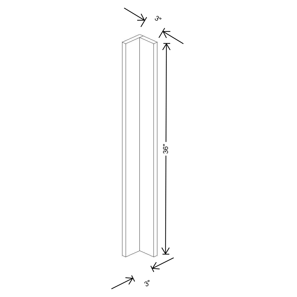 Fabuwood Illume Catalina Muratti 1 Corner Wall Filler