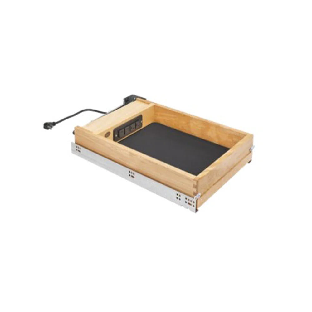 Fabuwood Allure Fusion Timber 18" W Charging Drawer w/Blum Sides
