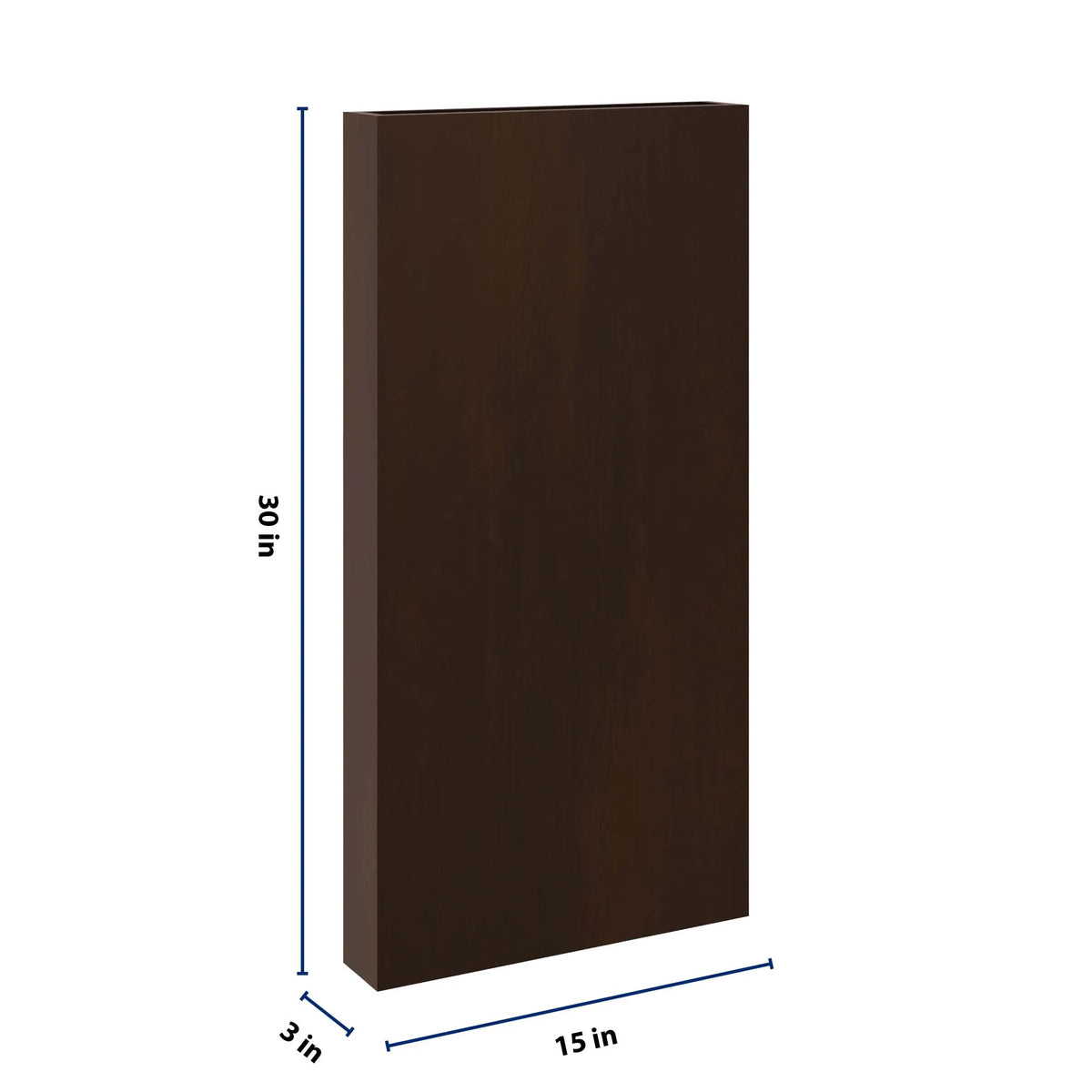 CNC Luxor 5-Piece Espresso 3" W X 30" H X 15” D Column