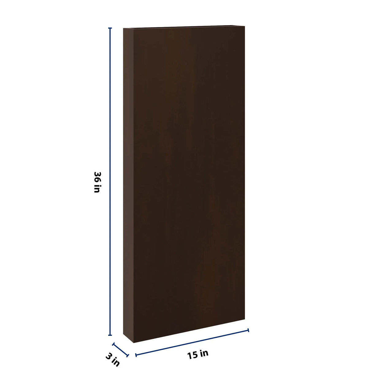 CNC Luxor 5-Piece Espresso 3" W X 36" H X 15” D Column