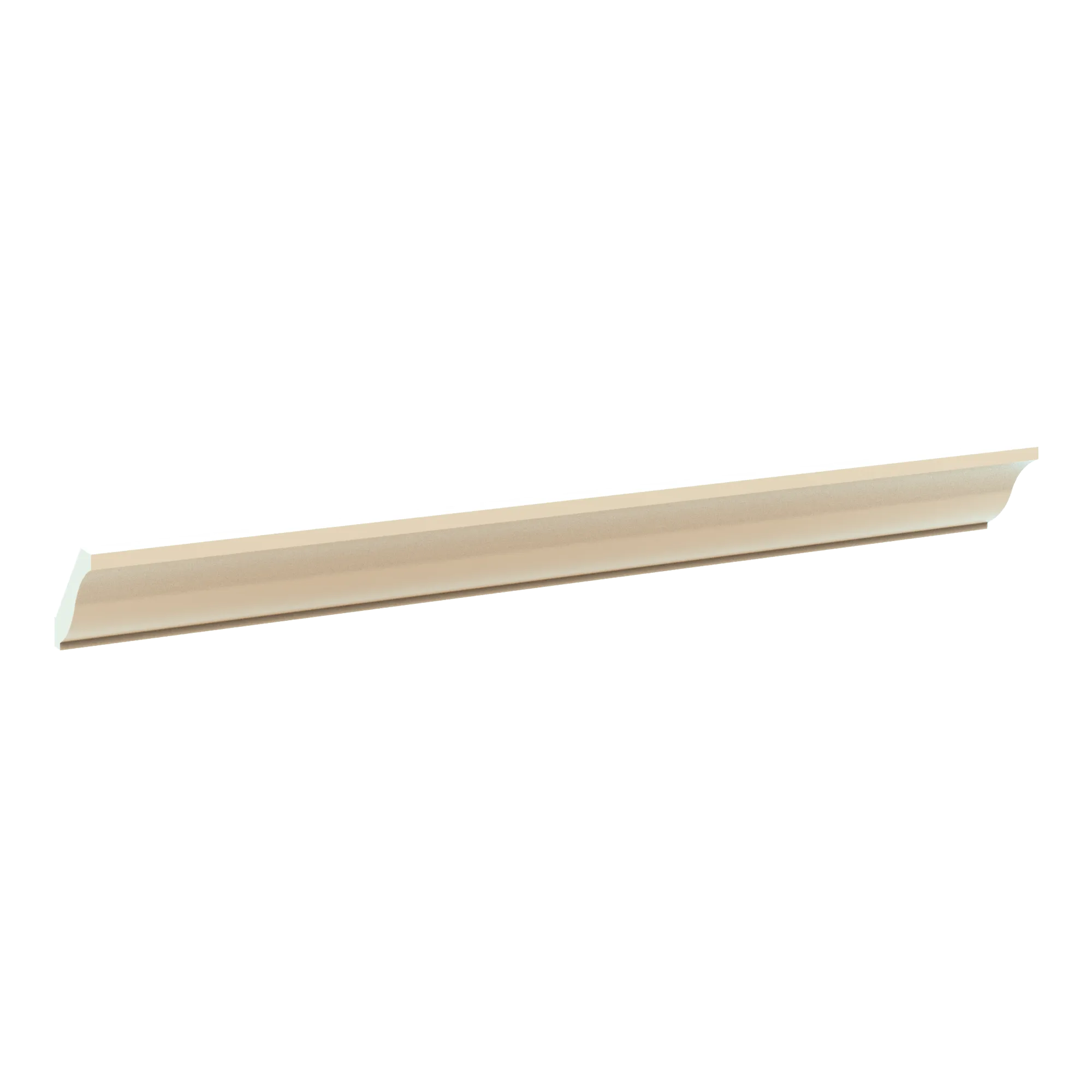 J&K Creme Glazed A7 96" W 10-4 1/4 Crown Molding