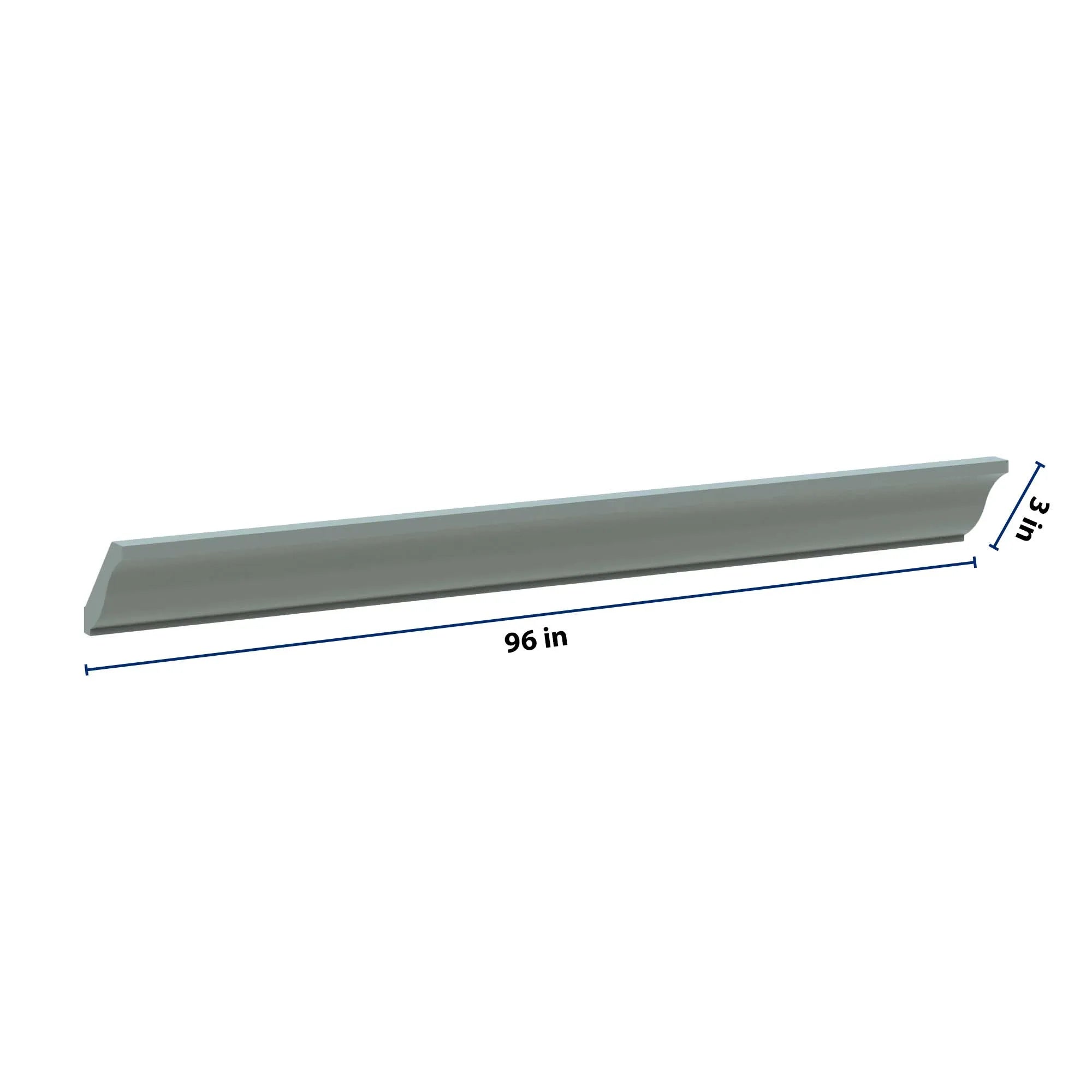 J&K Sage E3 96" W 10-4 1/4 Crown Molding