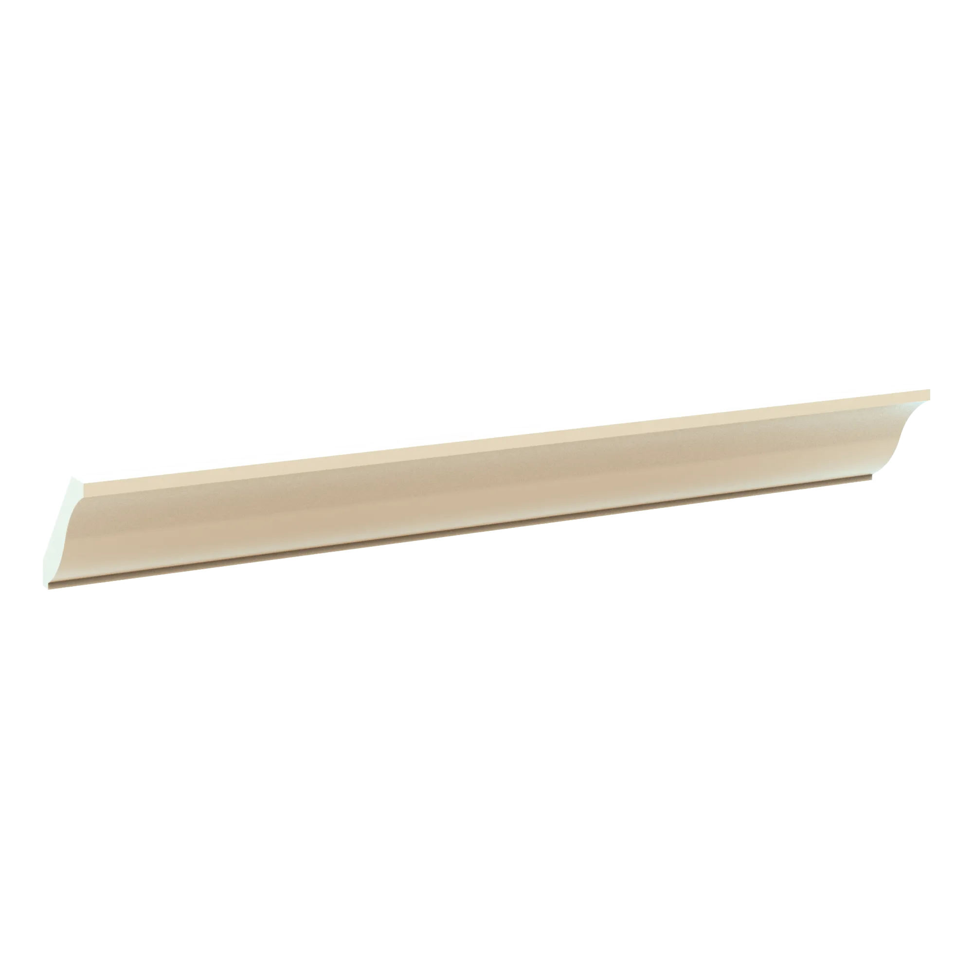 J&K Creme Glazed A7 96" W Large Crown Molding