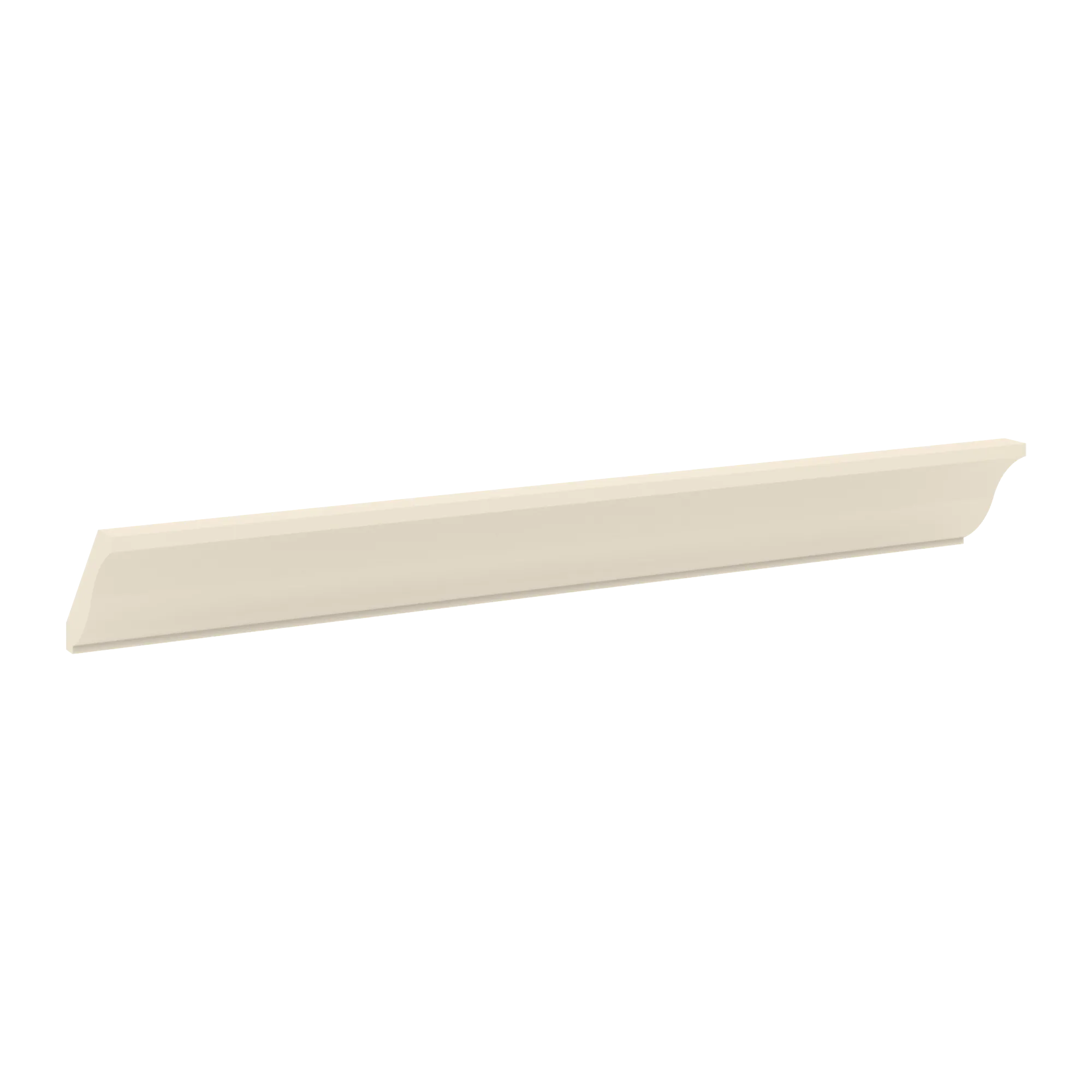 J&K Pearl Glazed H9 96" W Large Crown Molding