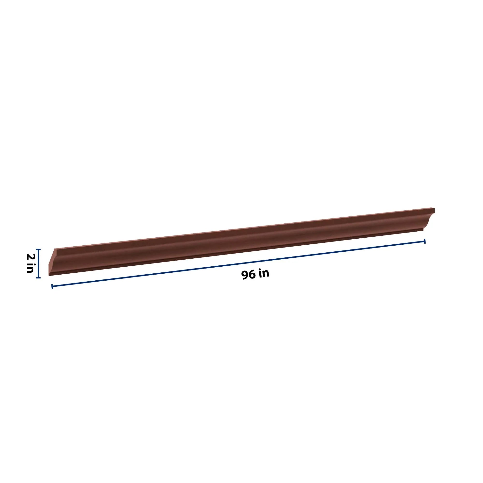 J&K Mahogany J5 96" W Crown Molding