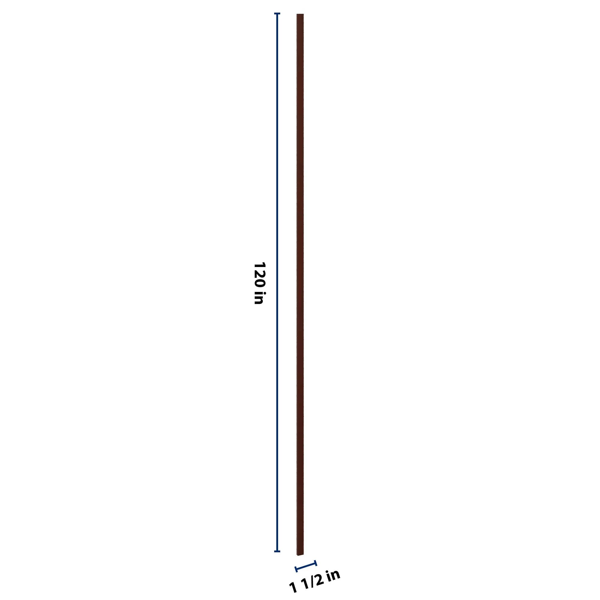 J&K Mahogany J5 Tall Filler 1 1/2" W x 120" H