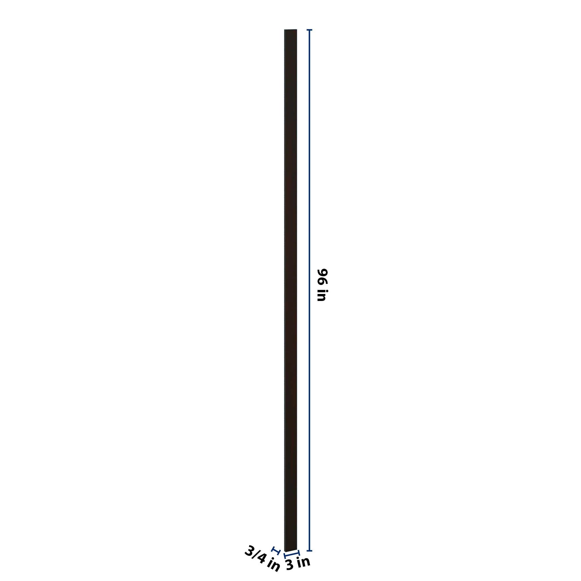 J&K Espresso K8 Tall Filler 3" W x 120" H