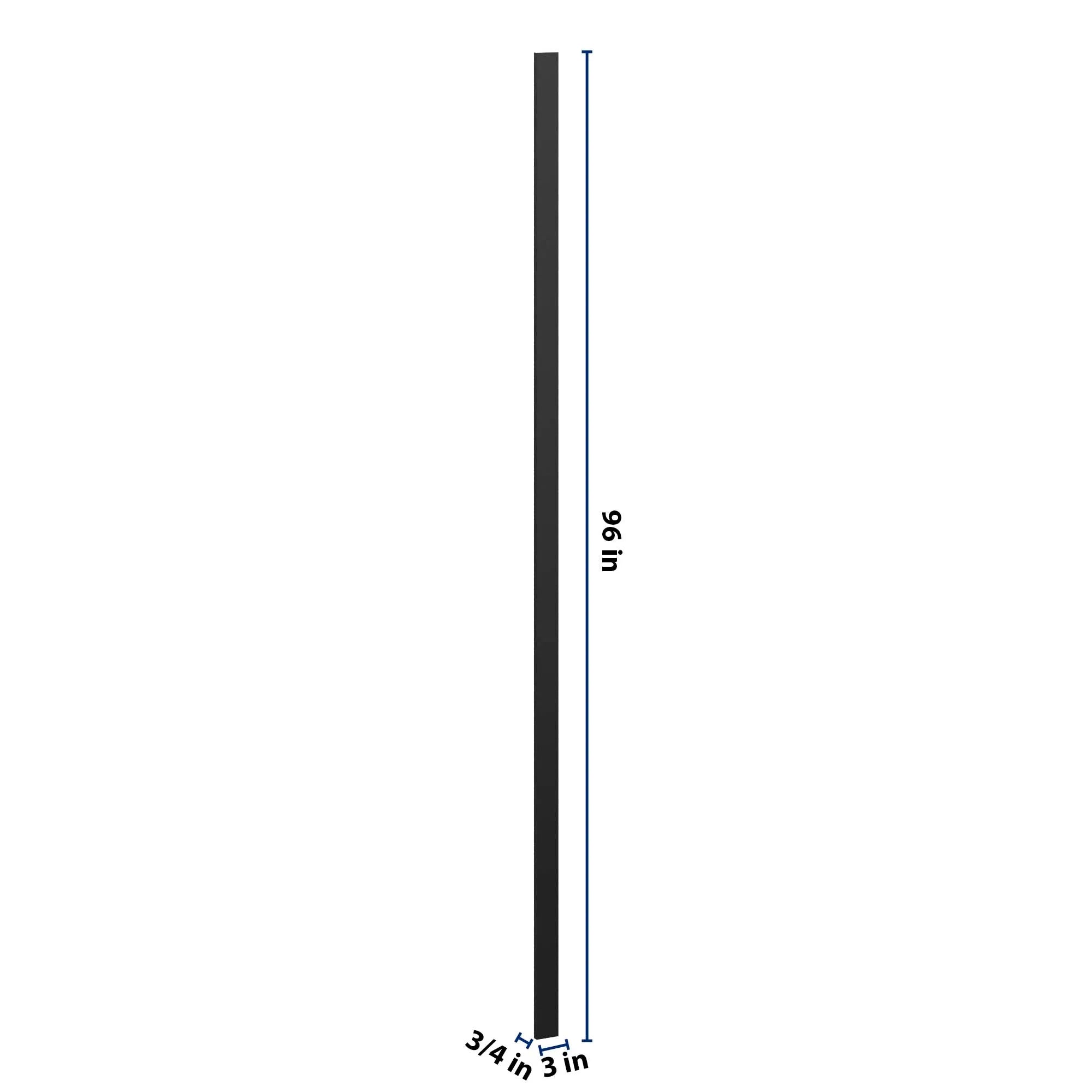 J&K Charcoal E2 Tall Filler 3" W x 120" H