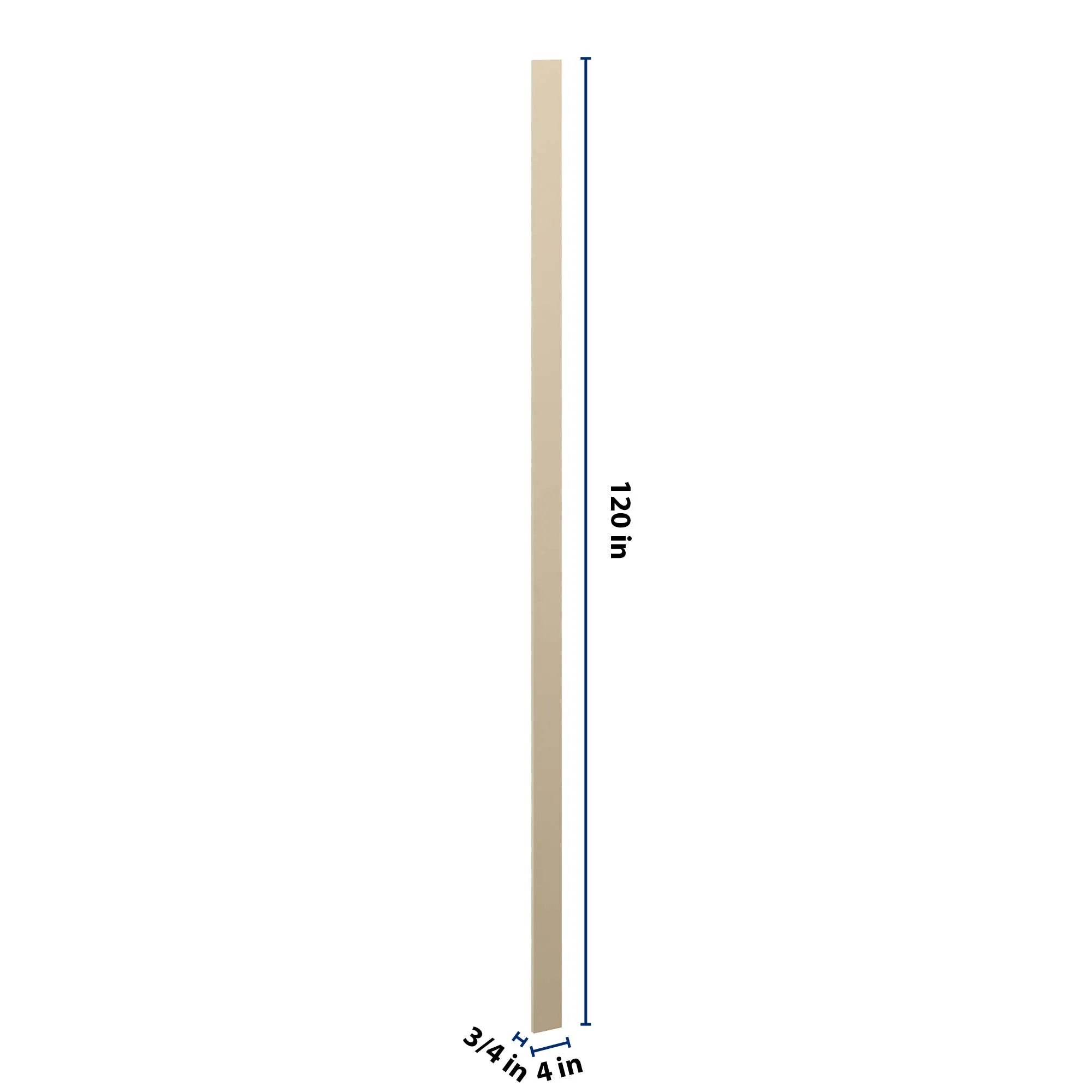 J&K Creme Glazed A7 Tall Filler 4" W x 120" H