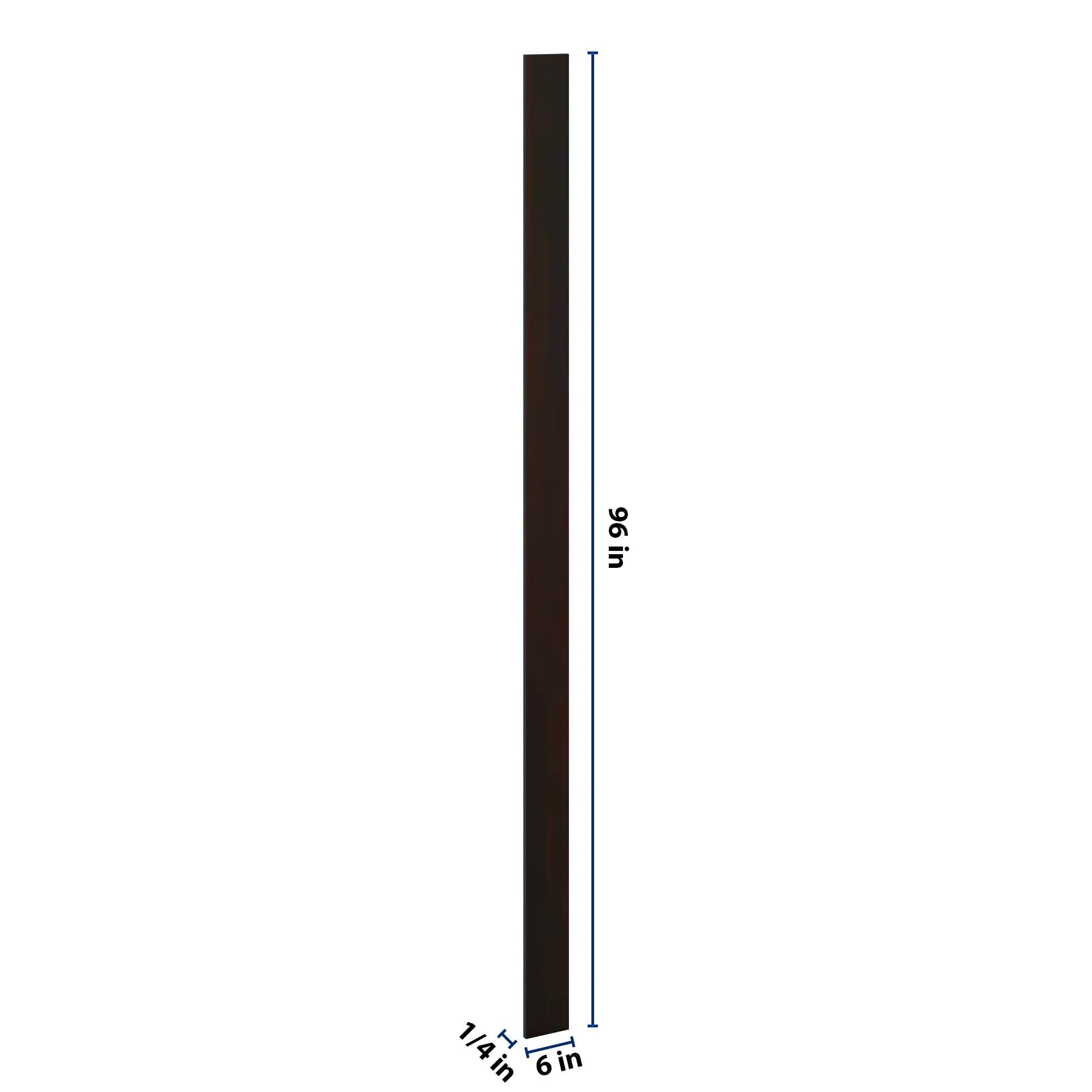 J&K Espresso K8 Tall Filler 6" W x 120" H