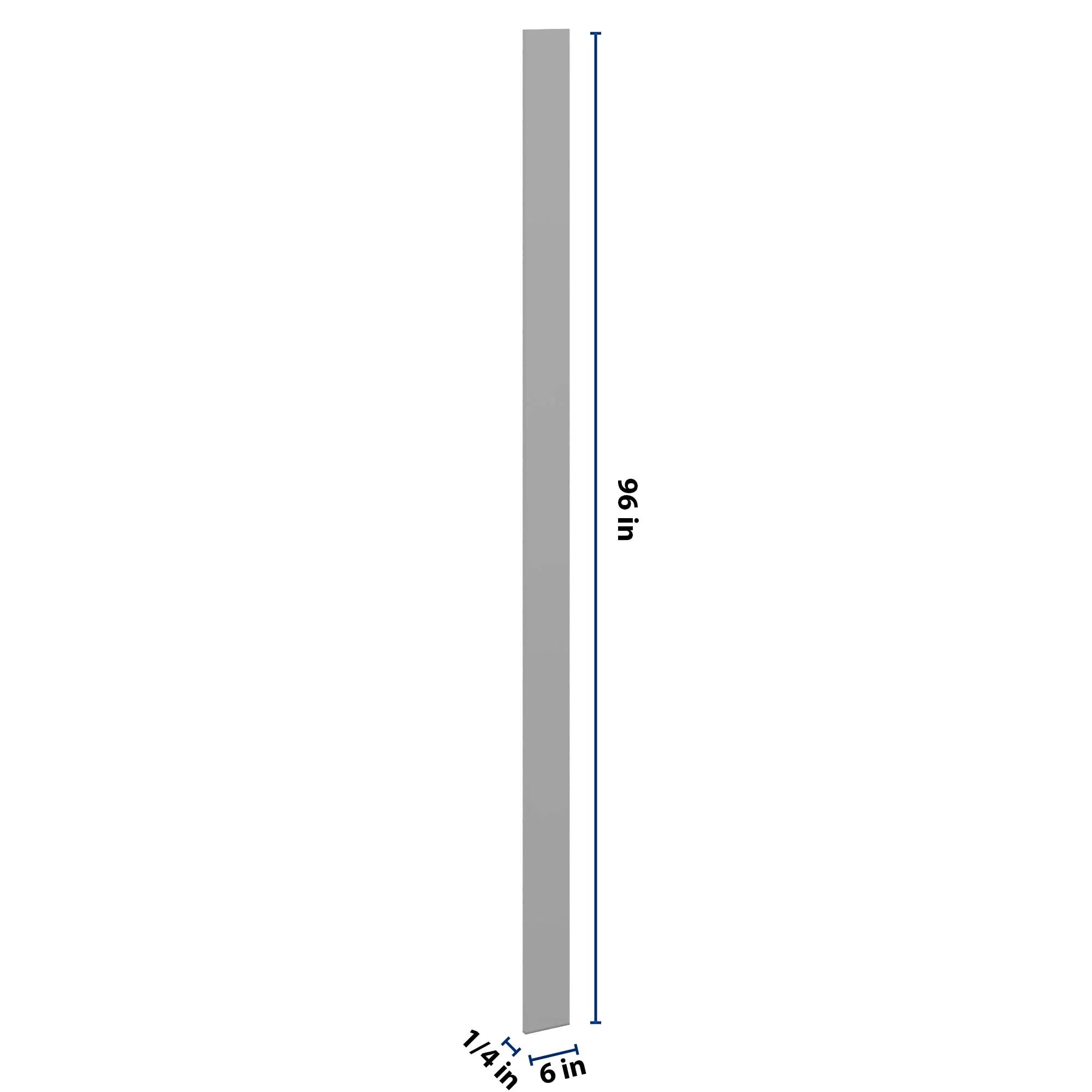 J&K Castle Grey S5 Tall Filler 6" W x 120" H