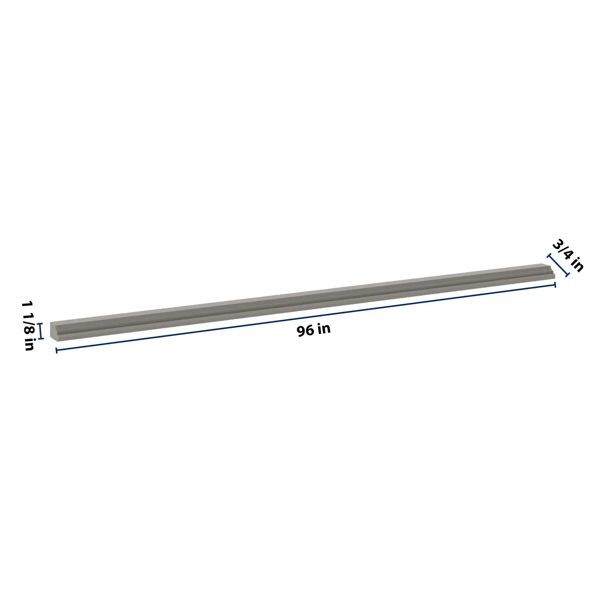J&K Greige K3 96" W Chair Rail Molding