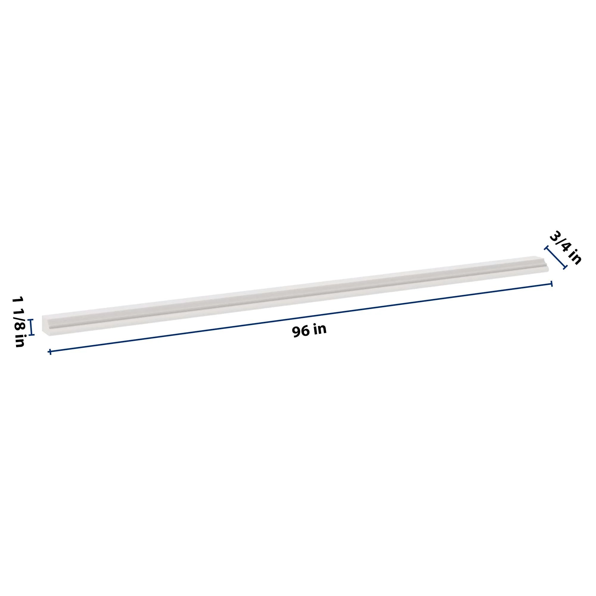 J&K Pure B5 96" W Chair Rail Molding
